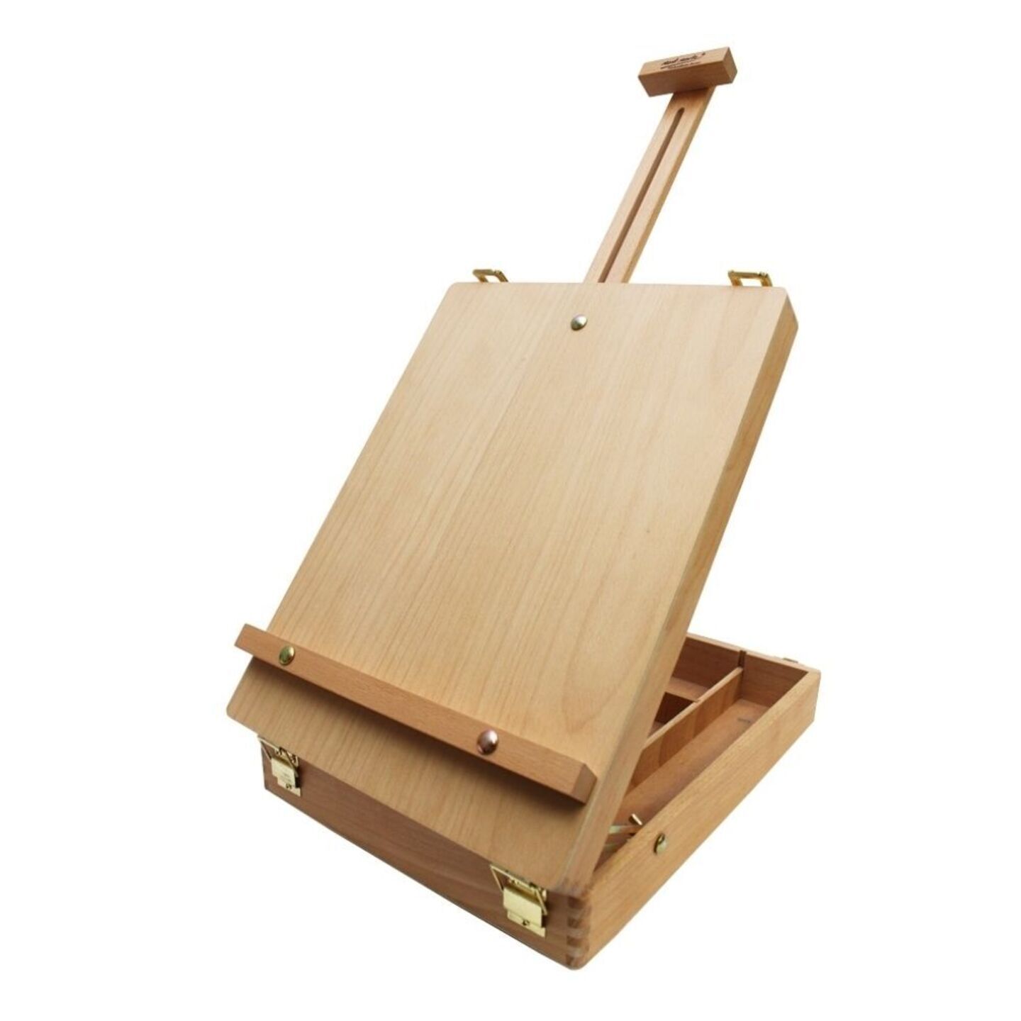 Qatalitic Portable Wooden Box Adjustable Easel for Beginners, Professionals & Artists use for Painting,Beech Wood