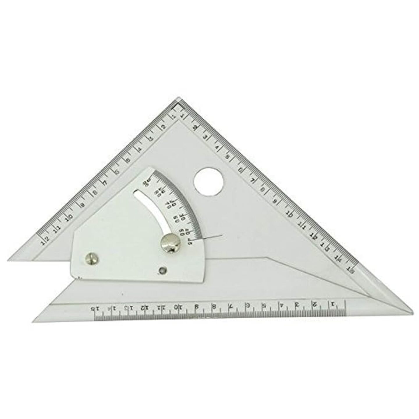 Qatalitic  Original Heavy Adjustable Set Square/Architecture Set Square 30 cms.(12'') 