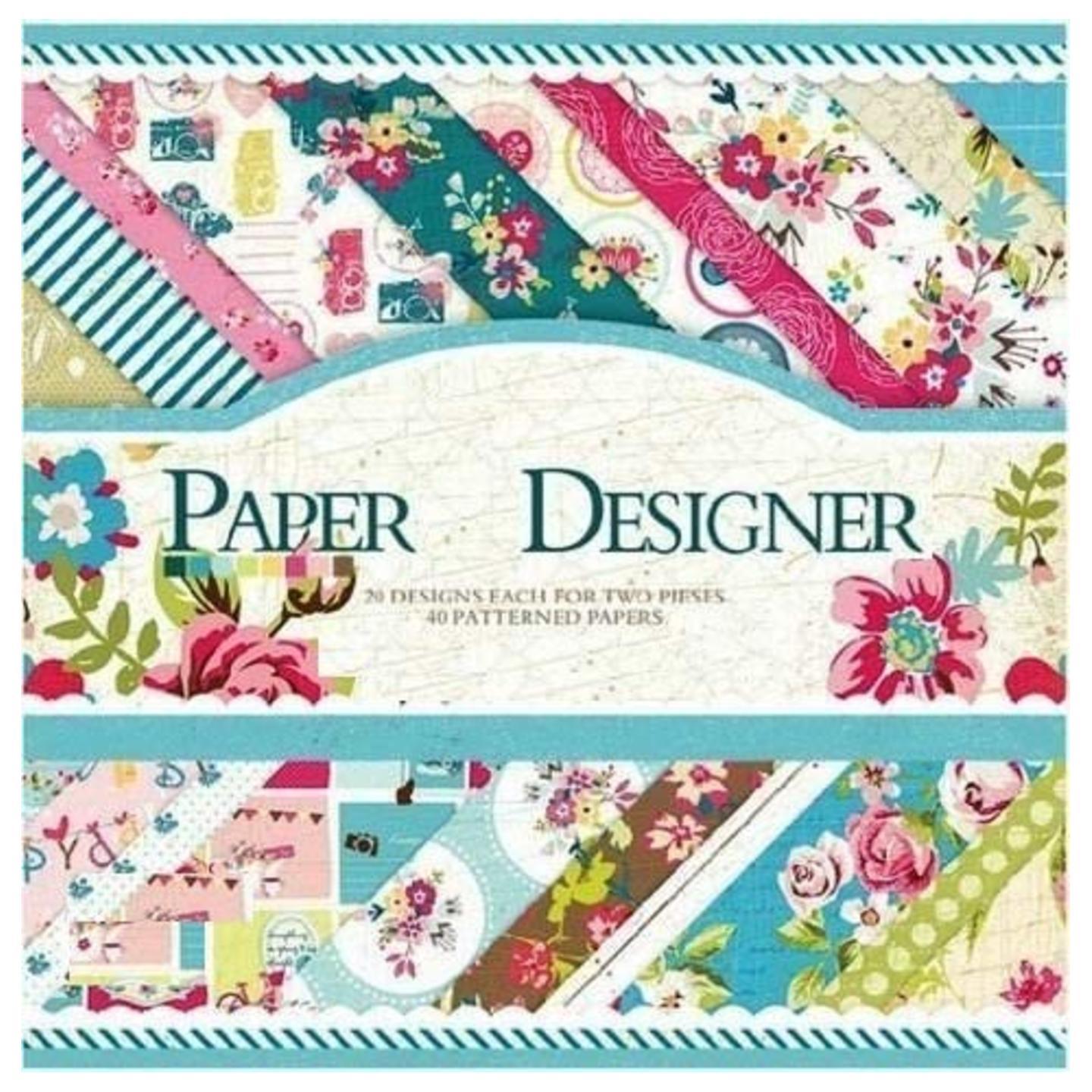 Vishal Pattern Design Printed Papers for Art & Craft, DIY Cardmaking& Scrapbook making (Set of 40 Sheets)
