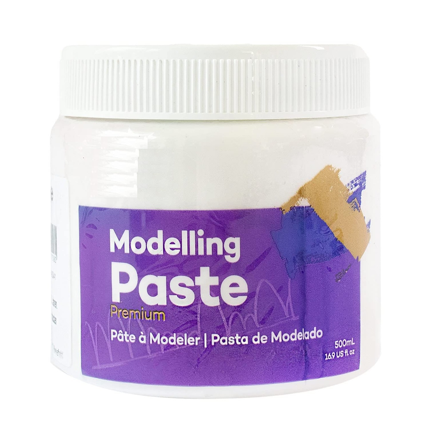 Qatalitic Modelling Paste - White (500 ml), for Art and Craft, Professional , Non Toxic, Made in India, Artist Grade, Add Texture to Art