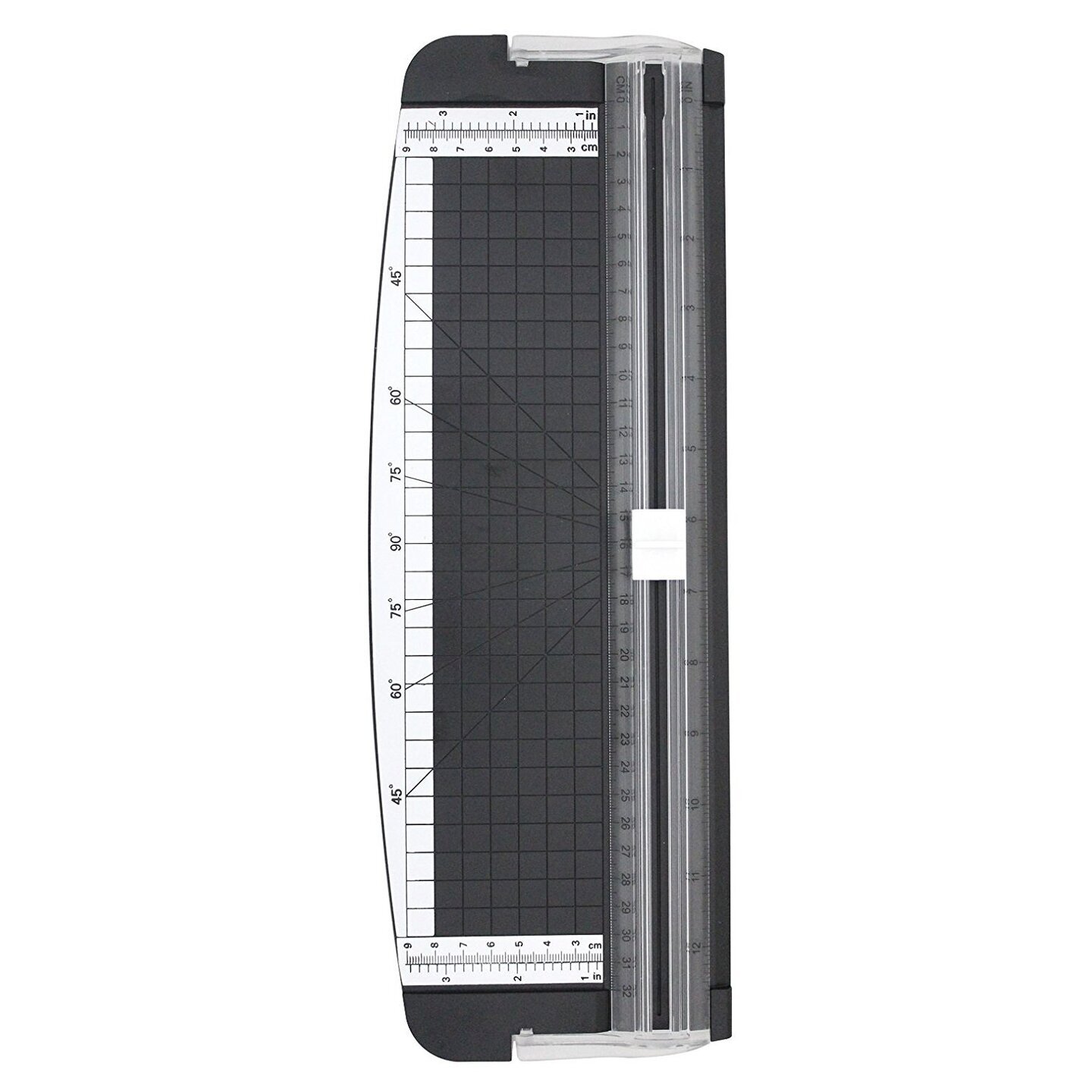Qatalitic 12 inch Portable Paper Cutter, Guillotine Paper Trimmer for Standard Cutting of A4  A5 Paper, Photos or Labels Multicolour