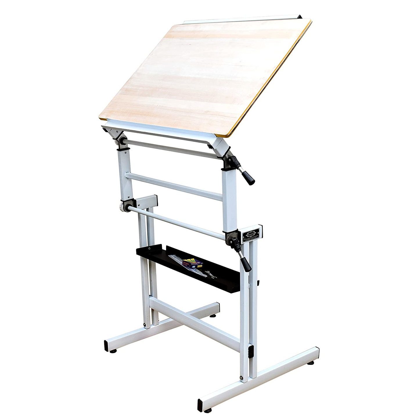 Qatalitic Drawing Table Full Imperial Size - A1-23x32 inch Natural Wood Drawing Board with Stand for Painting, Engineering Drawing - for Architect, Artists, Interior Designer