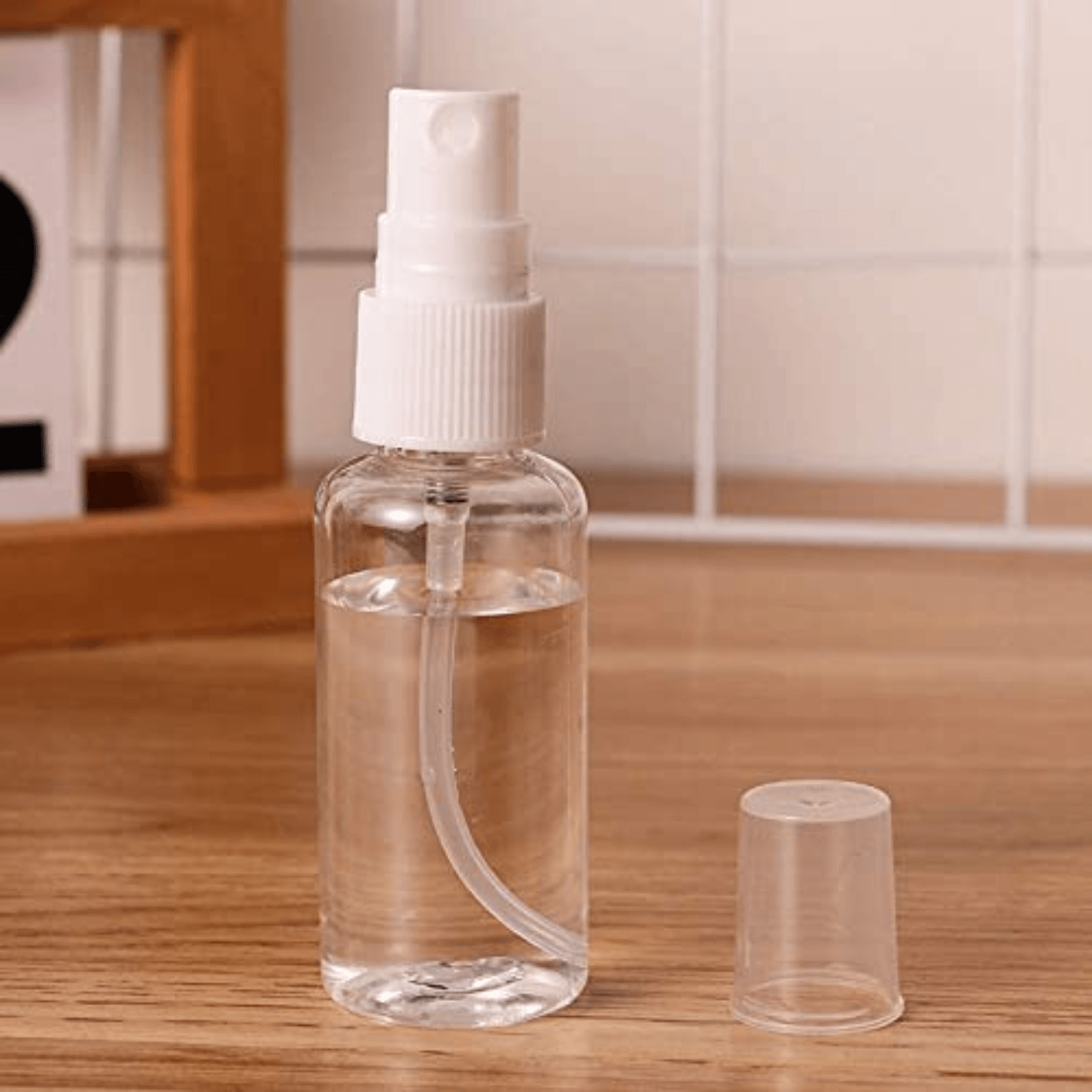 Qatalitic 100 ml Fine Mist Spray Bottles Transparent Bottles Use For Home, Sanitizer, Office, Car, Travel Perfume, Refillable Perfume Atomizer (Pack of 5)