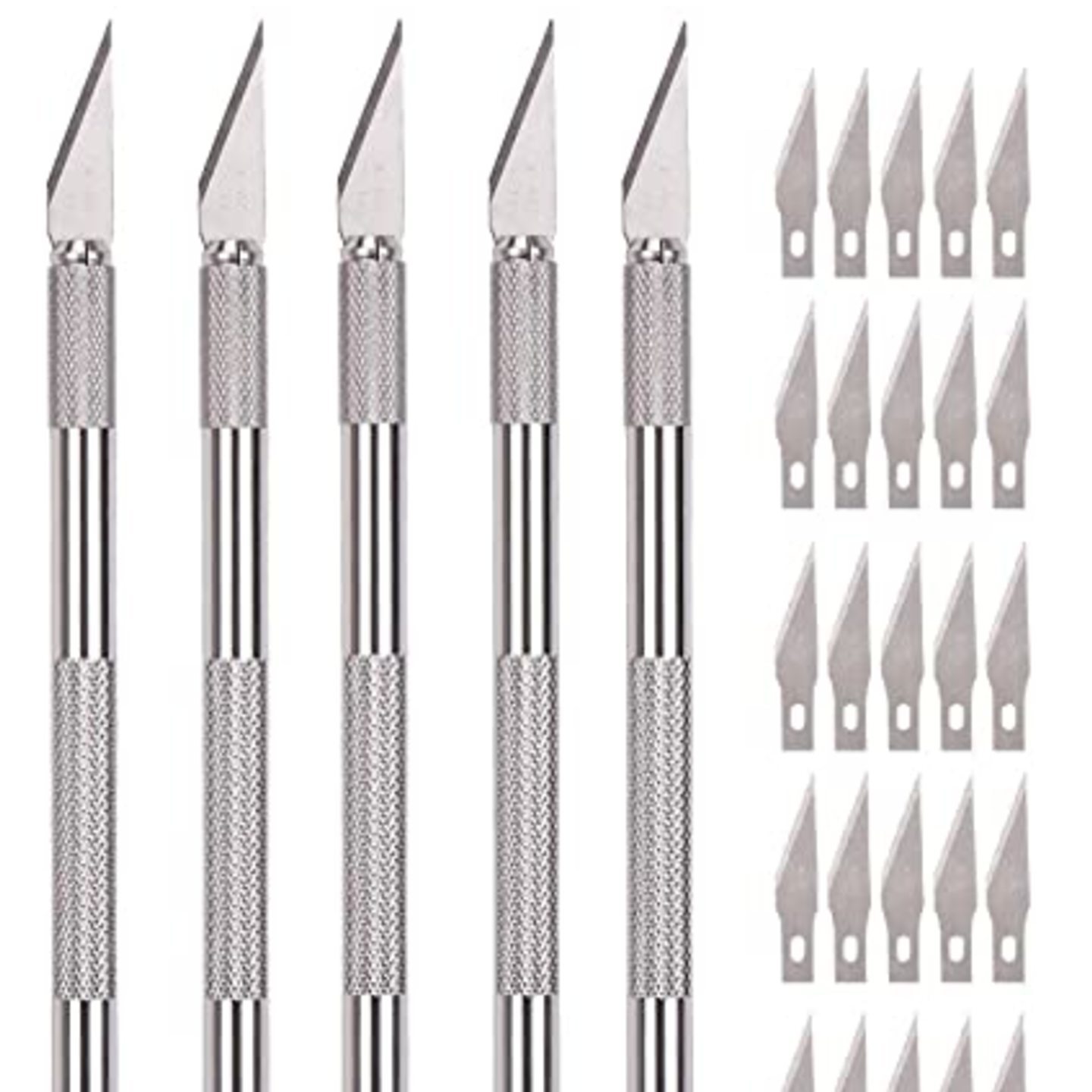 Qatalitic Knife Replacement Interchangeable Blades - Pack of 25
