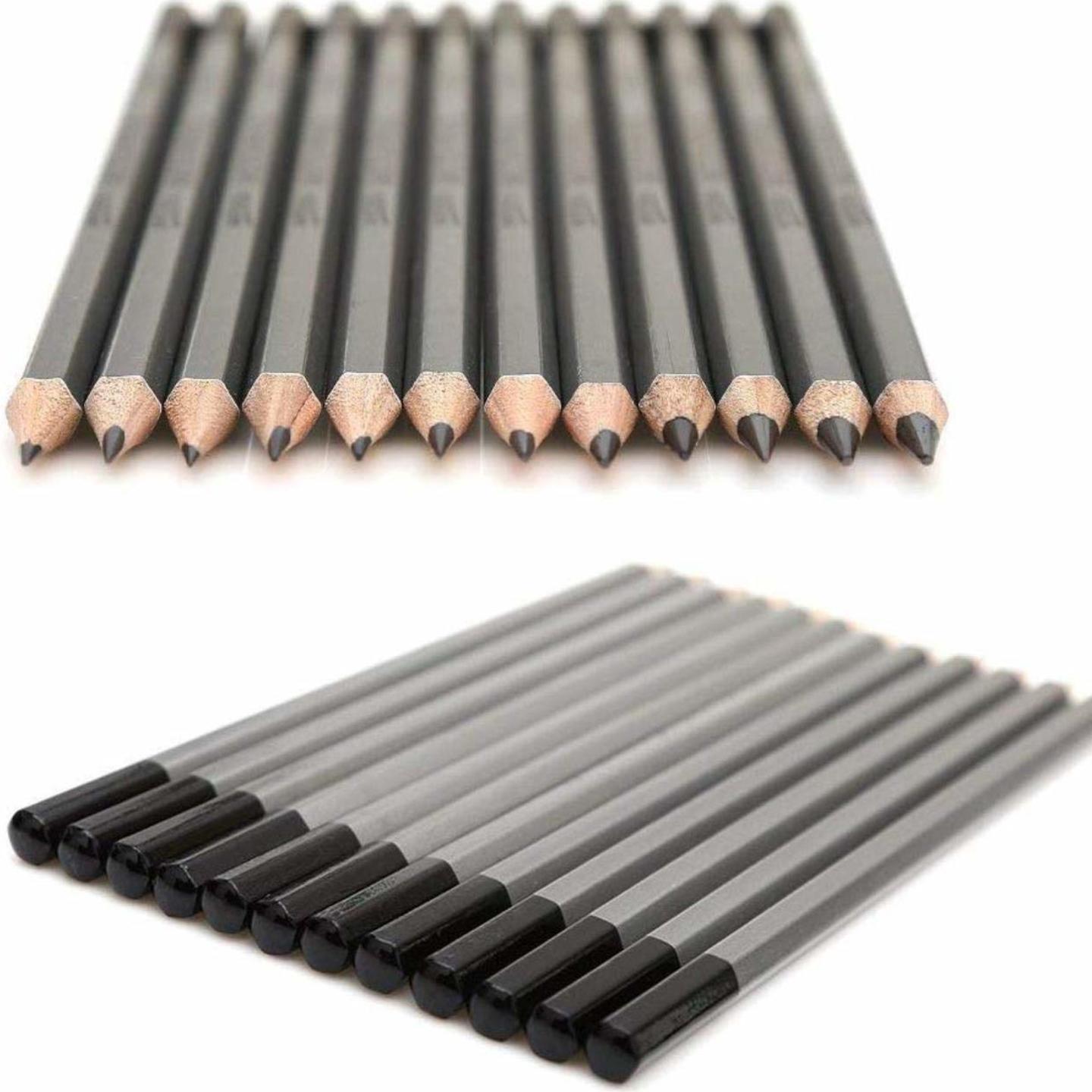 ASIN B085NRC2DR Artist Grade Quality Fine Art Drawing & Sketching Pencils - 24Pcs