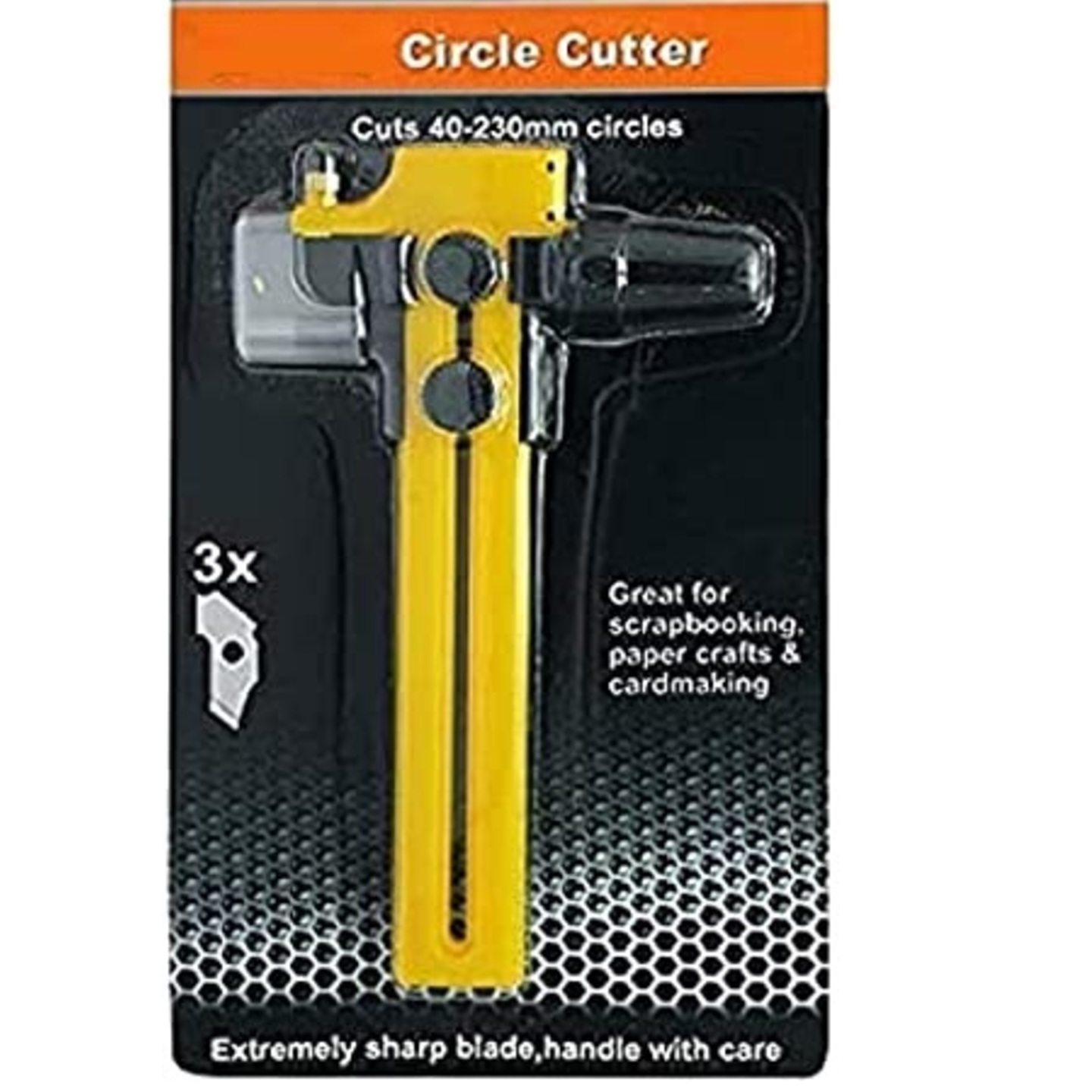 Qatalitic Compass 10mm-150 mm Circle Cutter for Fabric, Paper Crafts, Compass Cutter, Circular Cutter Tool