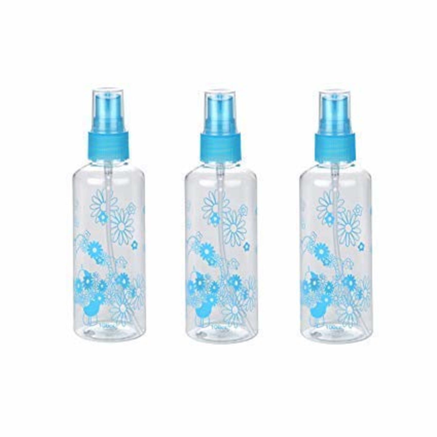 ASIN B01LYN4SXU 100ml Empty Cute Bear & Floral Refillable Fine Mist Sprayer Spray Bottle Atomizer with Ultra-Fine Mist Pump for Beauty, Outdoors, Travel Purposes - 3 Pc (Random Colour)
