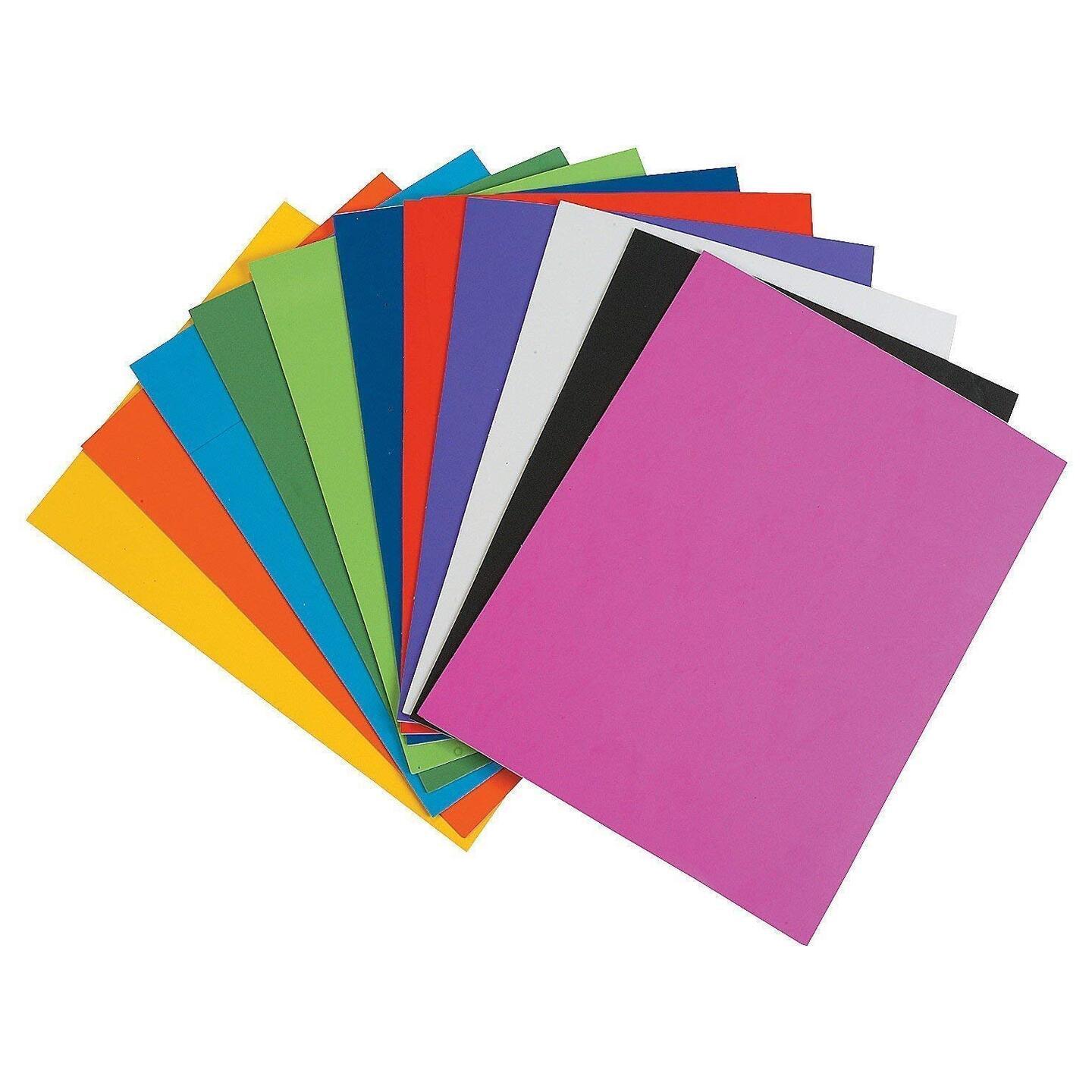 VeriXpress 10 Different Color Eva Foam Sheet A4 Size 2mm Thickness