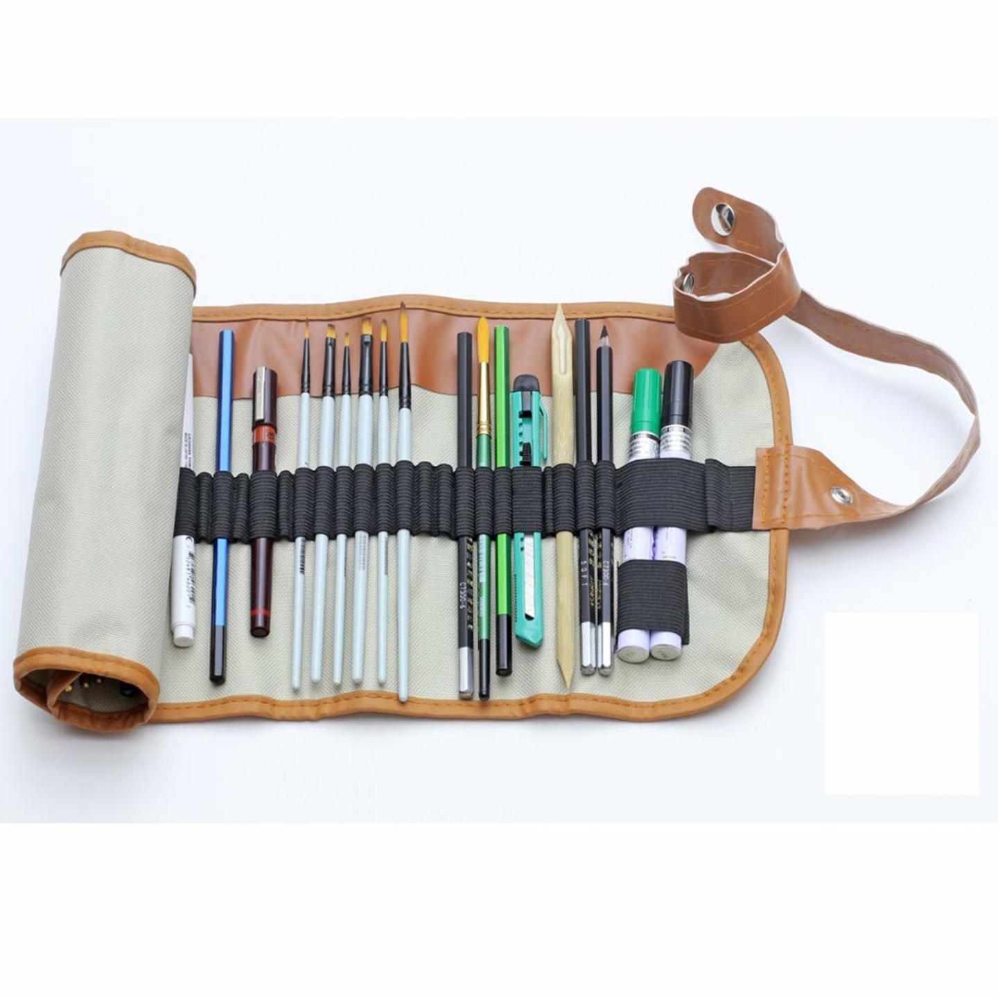 Qatalitic Canvas Pencil Wrap Case
