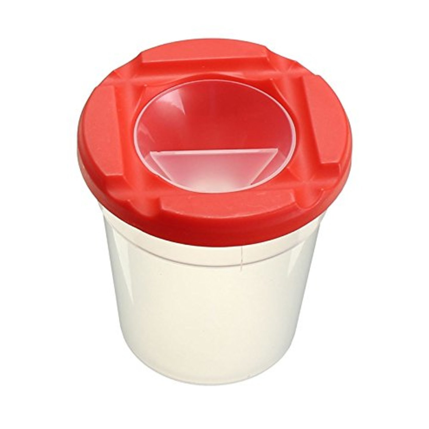Qatalitic Colourful Non Spill Paint Pots & Colored Lids  Set of 2 - SchoolNursery Art & Craft Resource