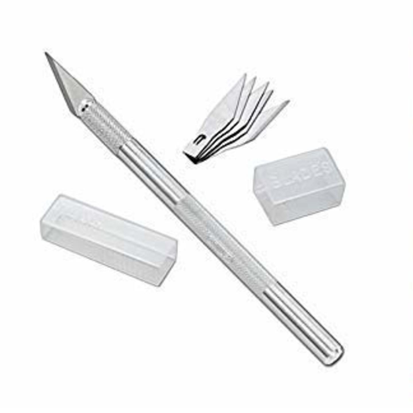 3.VeriXpress Detail Pen Cutter With 5 Interchangeable Blades For Carving and Paper Cutting