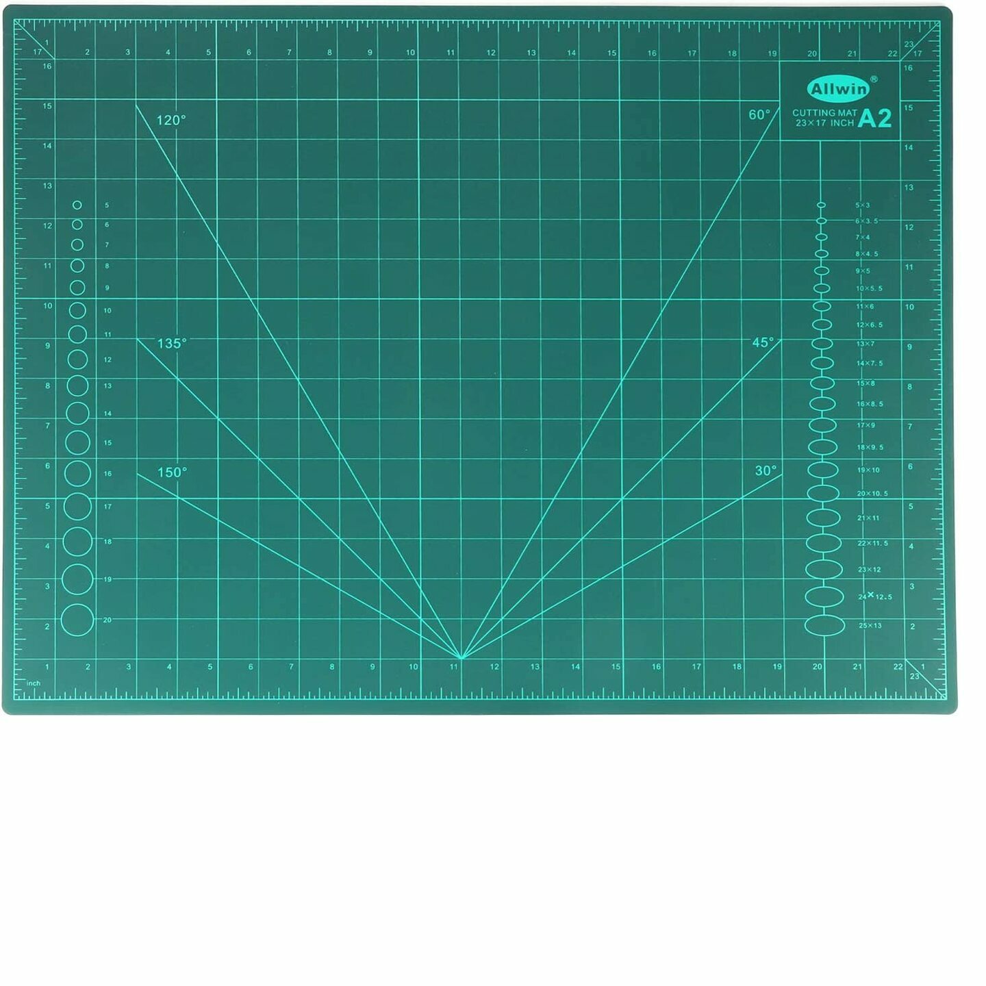 Qatalitic A2 Cutting Mat Self Healing Cutting Mat Professional Non Slip Mat Multi Layer Printed Grid Lines Board for Craft Art Design