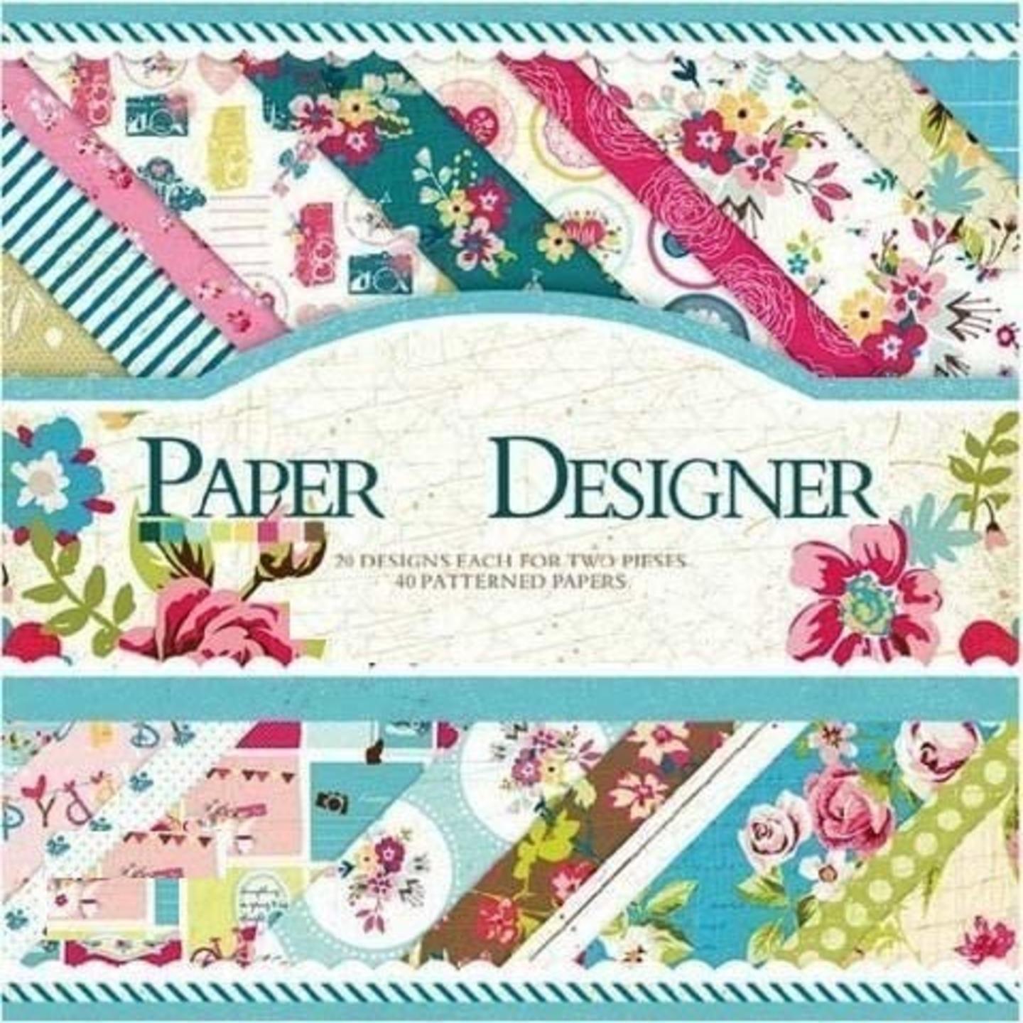 Qatalitic Paper Designer Pattern Design Printed Papers for Art and Craft, DIY Greeting Card Making and Project Book Making VS8005, 8 X 8 Inch, Set of 40 Sheets saurabh-7