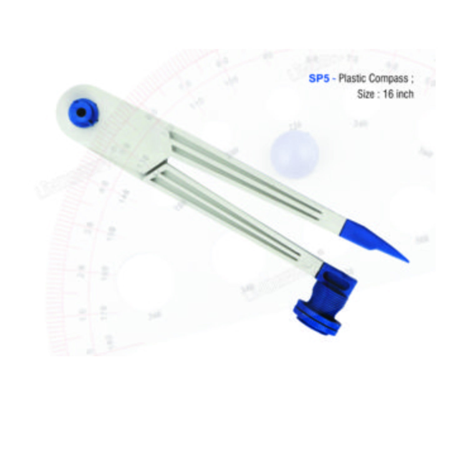 Qatalitic Rounder/Compass for Teachers, Students, Engineers, and Architects - Perfect for Blackboard Drawings(11inch)