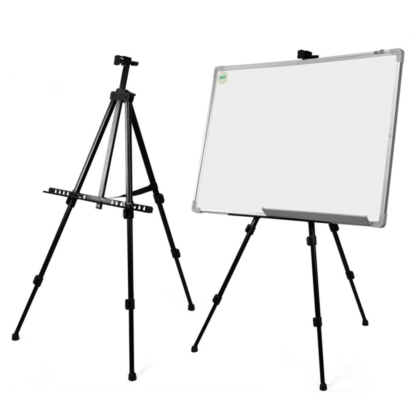 Qatalitic Artists Portable Lightweight Metal Display Easel with Free Weatherproof Carry Bag, Holds Canvas Upto 32
