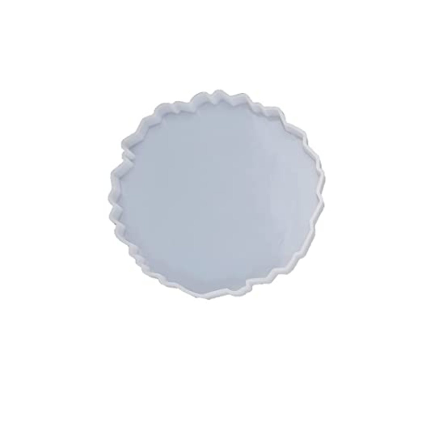 Qatalitic Resin Art Silicone Casting Mould Epoxy Mould Silicon Jewellery Moulds DIY Coaster Mould Round Agate moulds for making resin geode (Pack of 1)