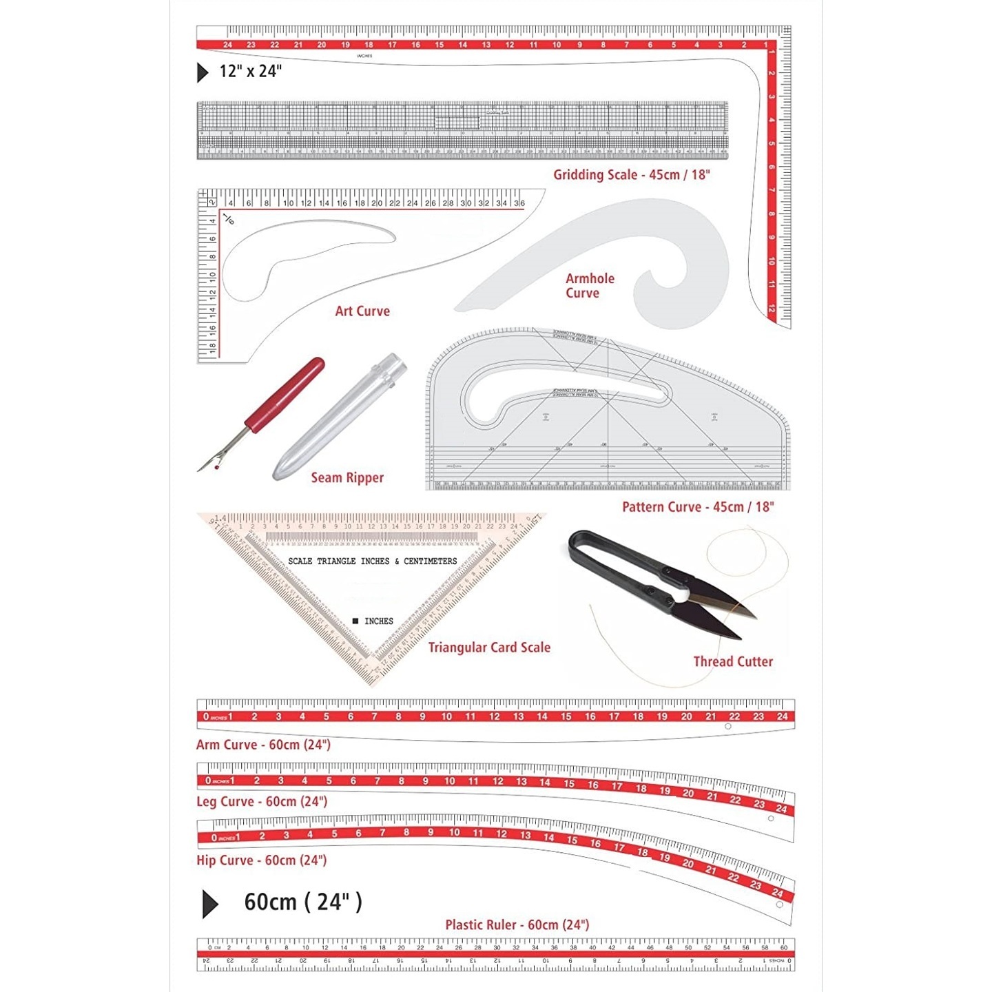 Qatalitic Tailoring Kit - Set of 12