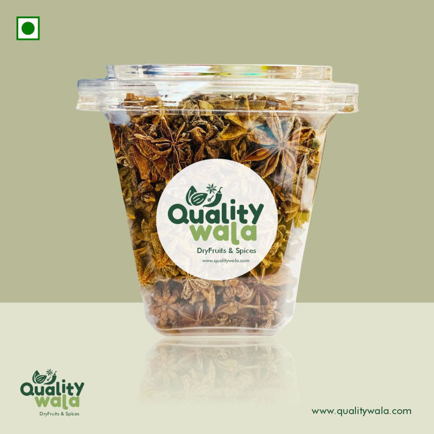 Qualitywala Badiya/ Chakri Phool/ Star Anise, 100g