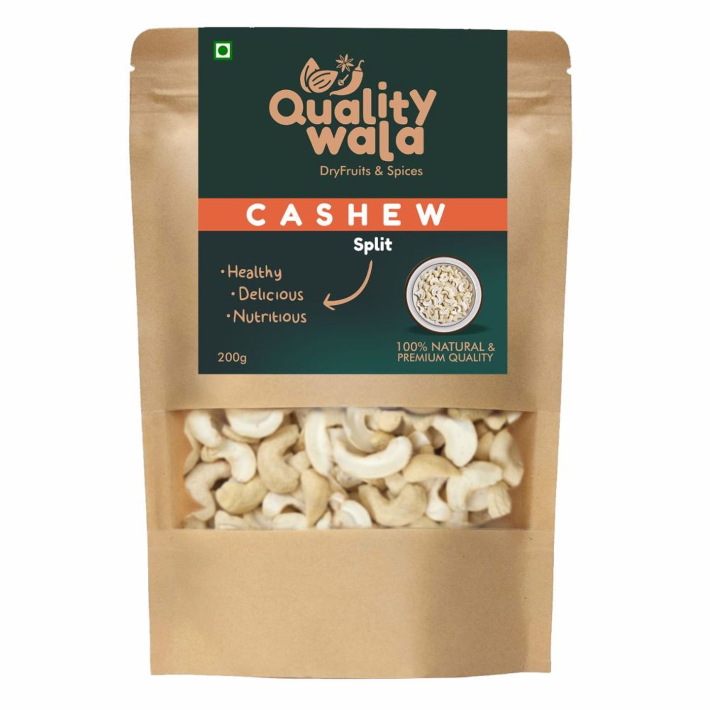 Cashew Nut Pieces  Kaju Tukda Superior Quality