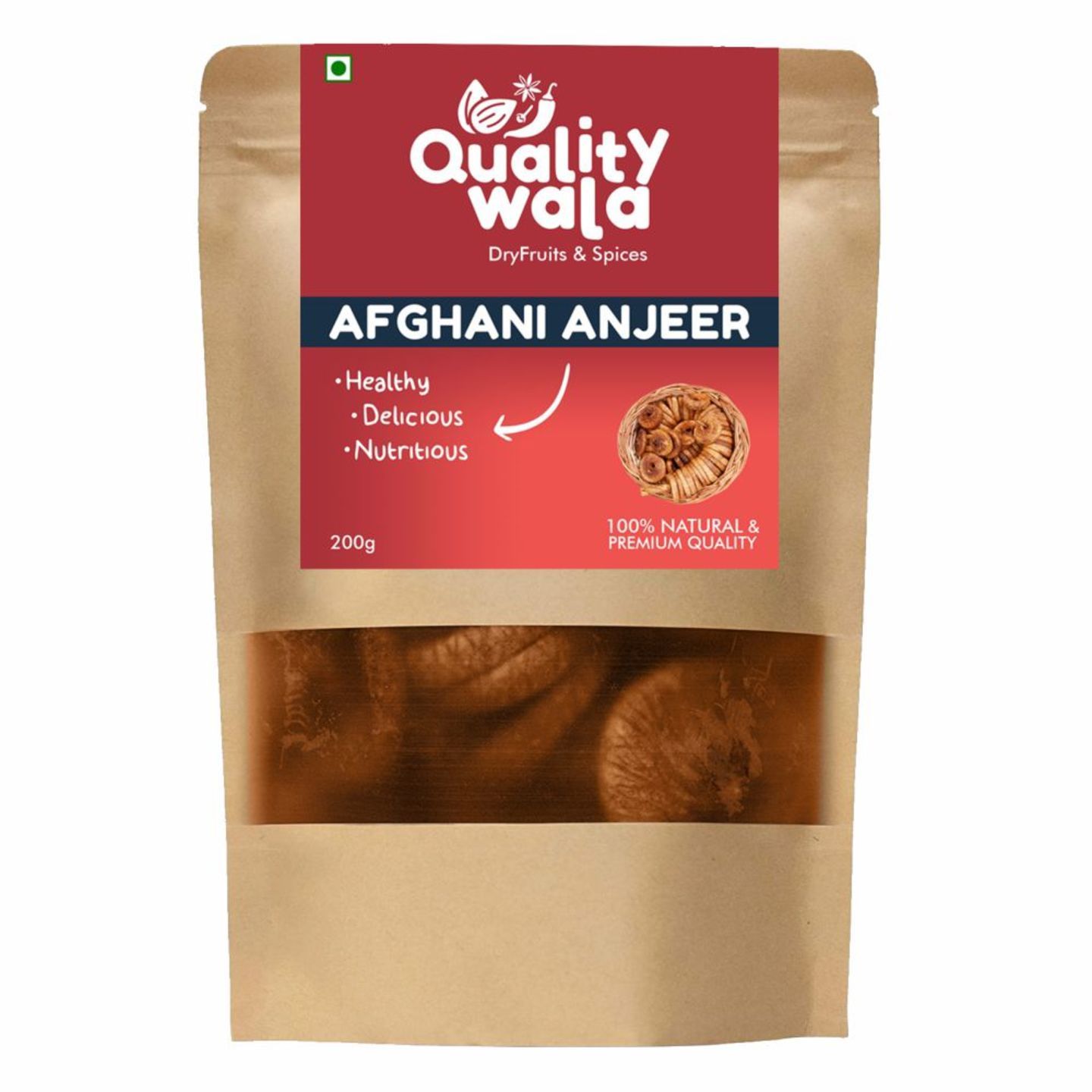 Afghani Anjeer Superior Quality 200Gm