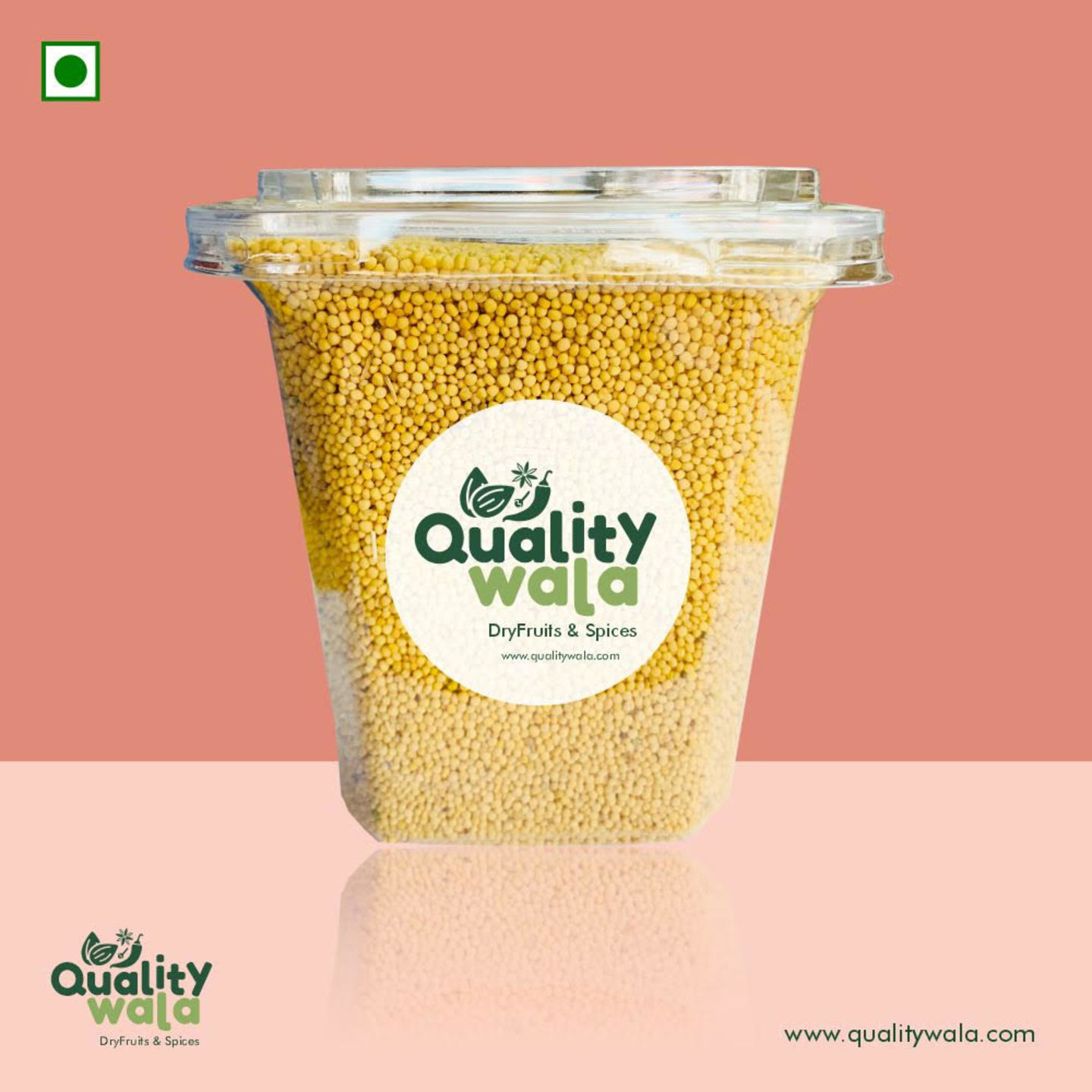 Qualitywala Peeli Sarson/ Yellow Mustard, 500g