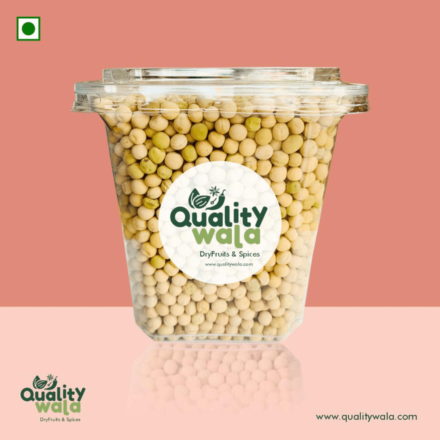 Qualitywala White Peas (Safed Matar), 500g