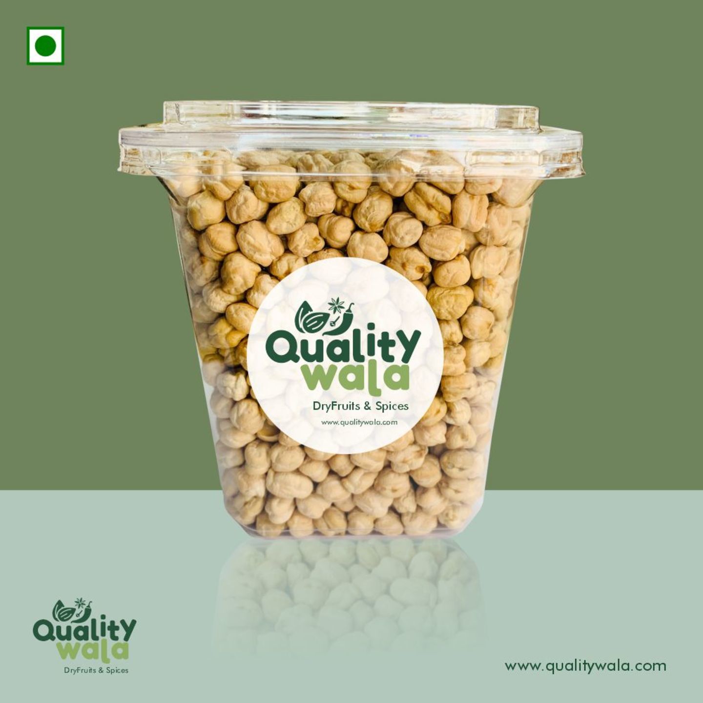 QualityWala Kabuli Chana / Chhole, 500 Gms