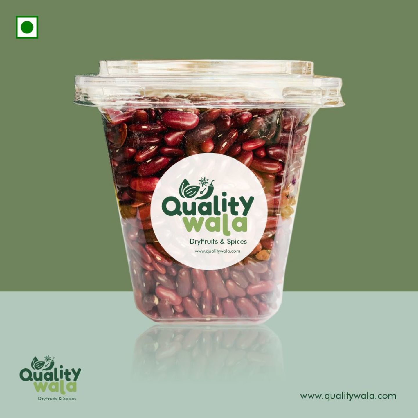QualityWala Premium Red Rajma, 500 Gms