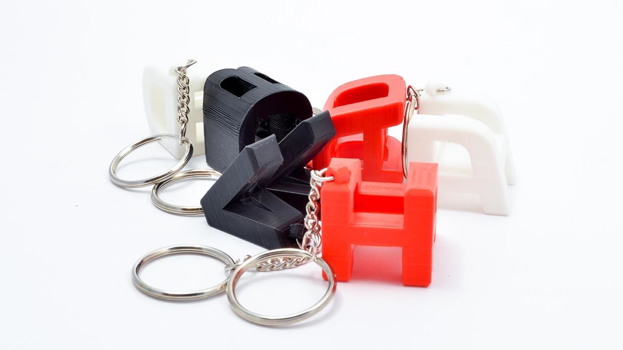 3D Alphabate Keychains