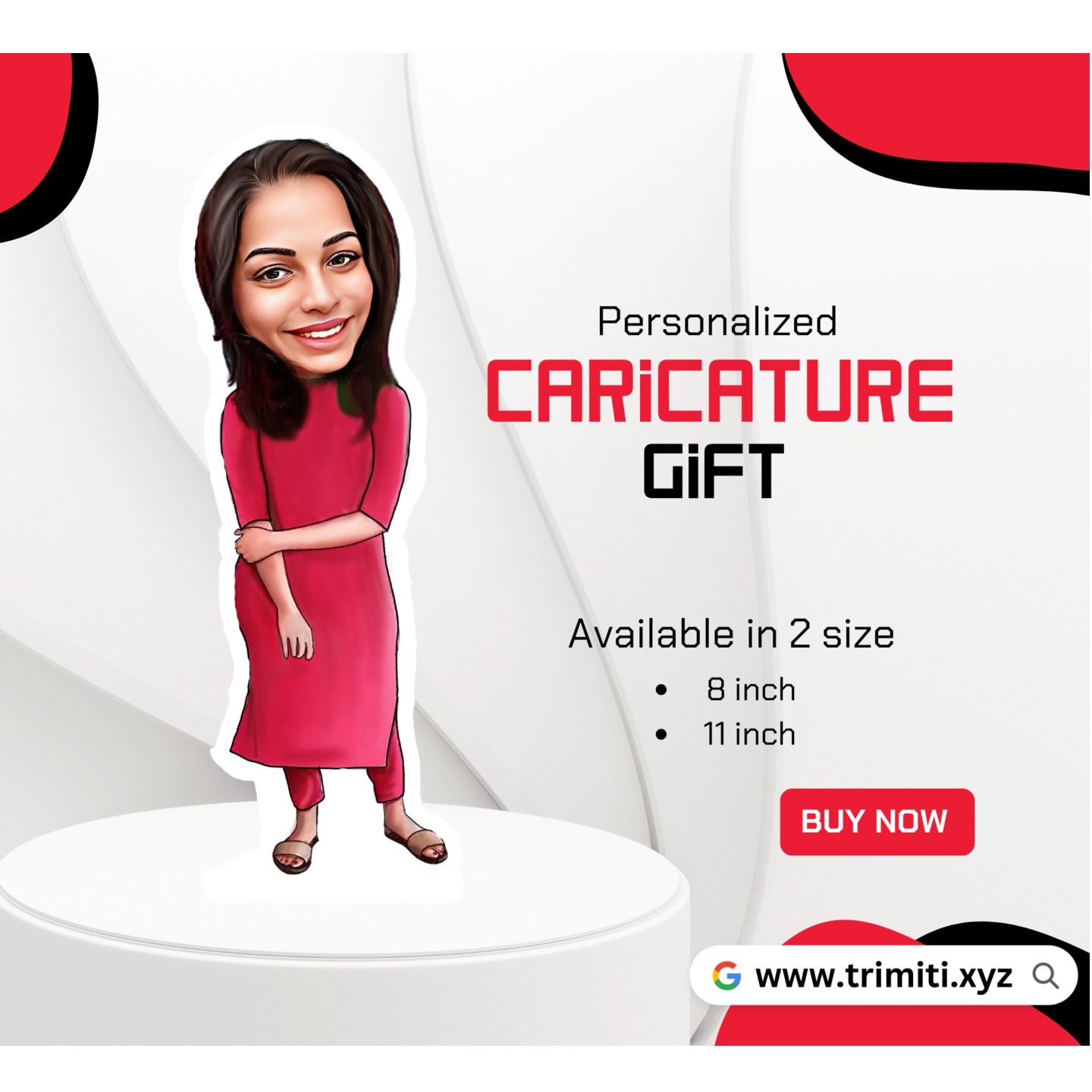 Personalized caricature Single person  