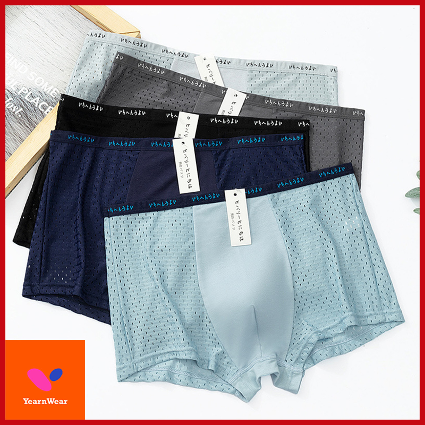 Japanese Style Trunks Men Underwear Muji Giftbox Boxer Brief