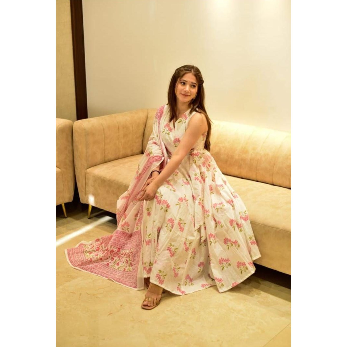 Frill Kurti With Lurex 