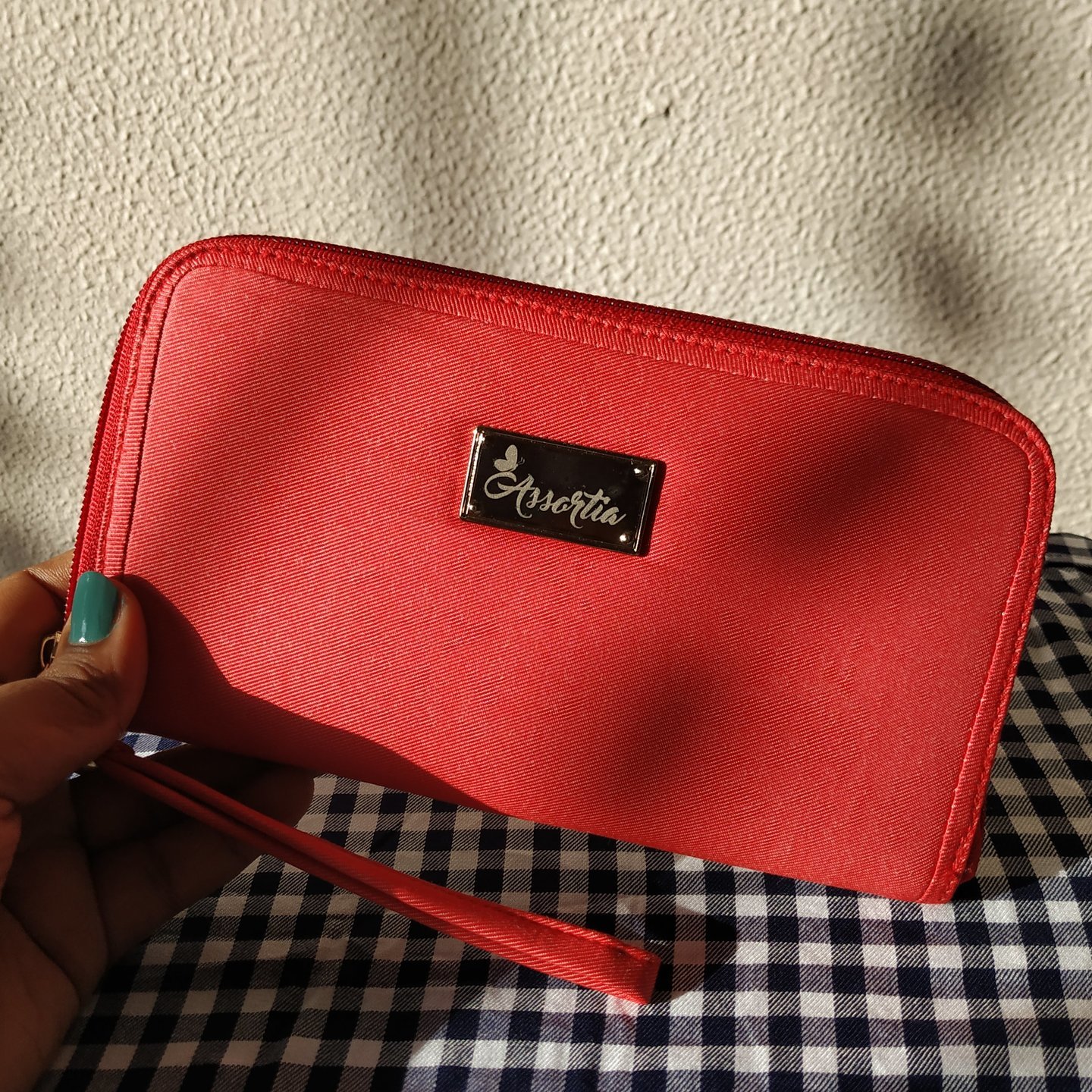 Tomatina Red True Colours Handcrafted Wrist Wallet