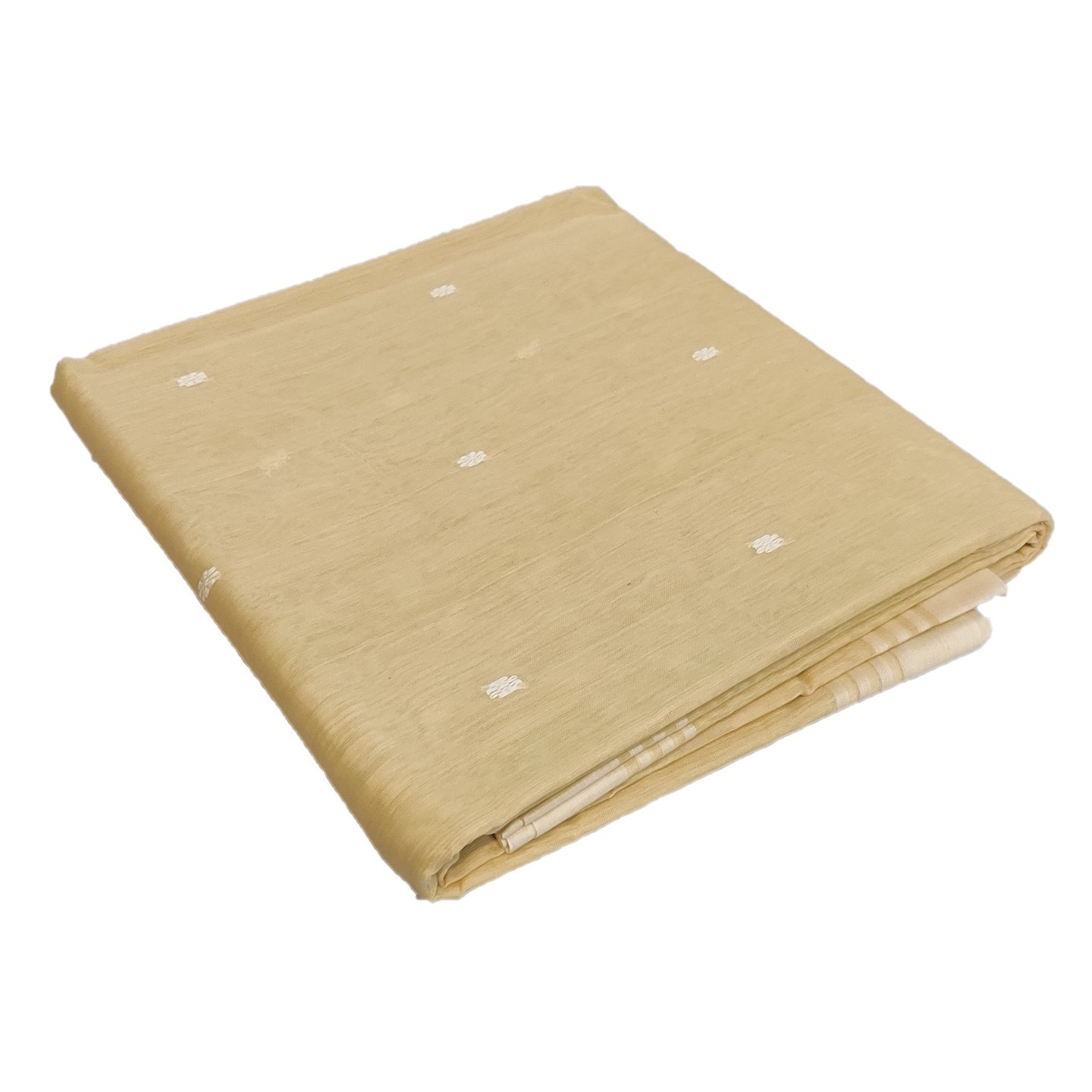 EXPRESSIVE Chanderies Handloom Authentic Premium Handwoven Baana Silk Saree Camel Color