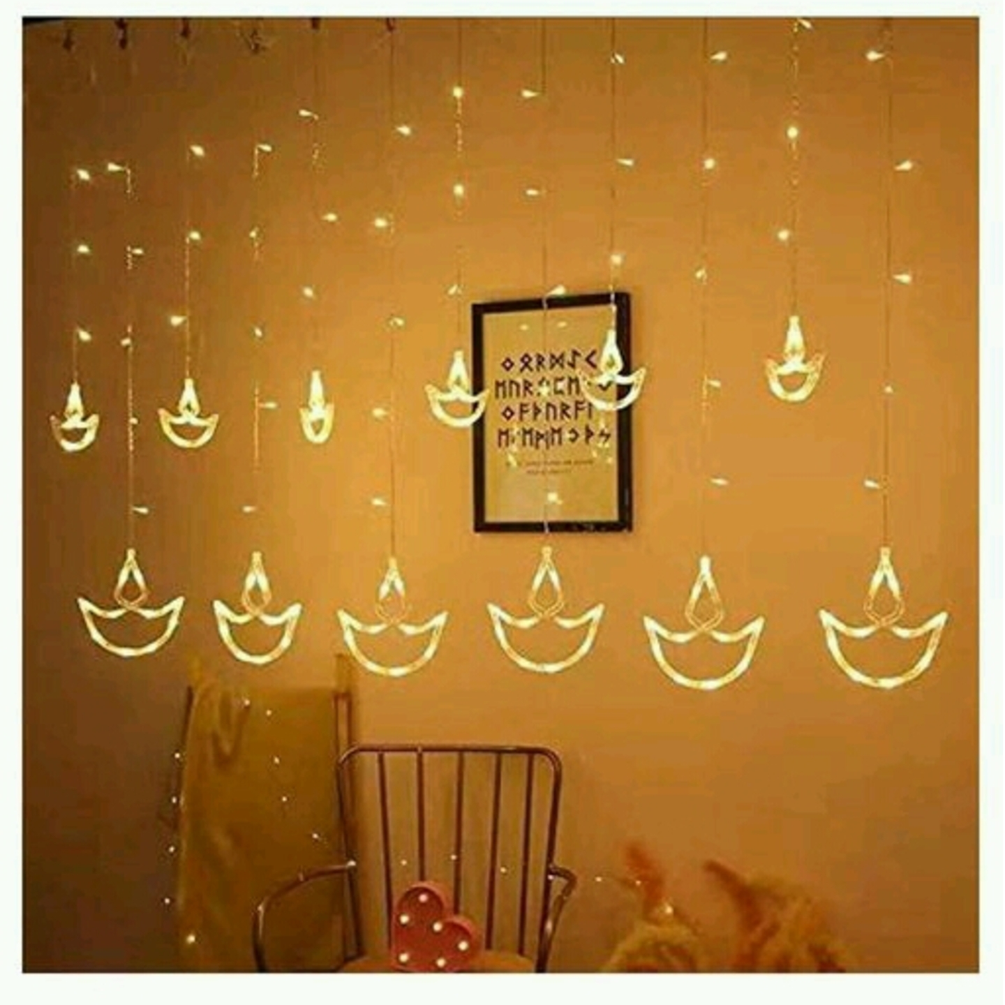 Modern Indoor String Diya Lights