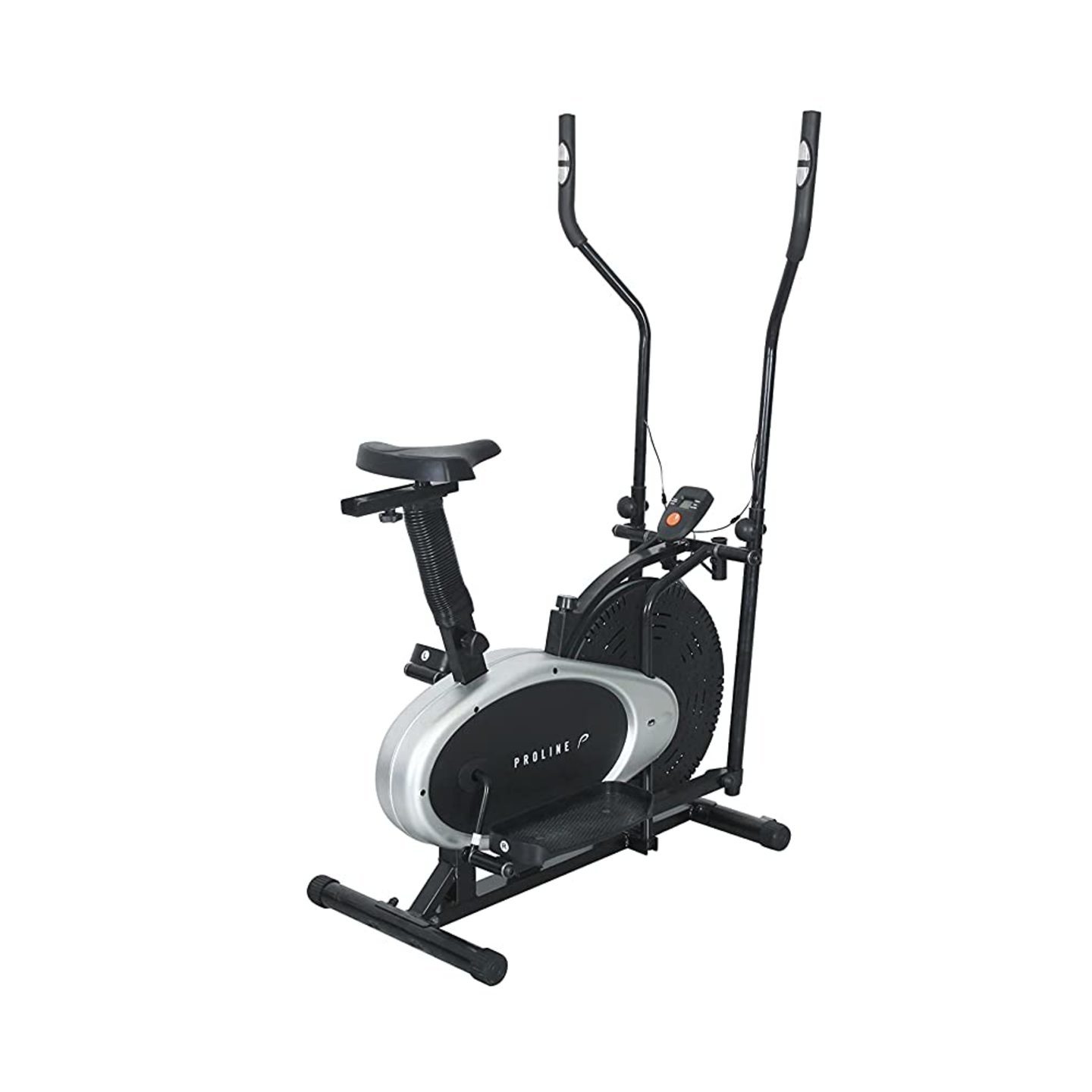 Proline Fitness Multipurpose Orbitrek cycle with cross trainer for exercise and fitness colour black & grey