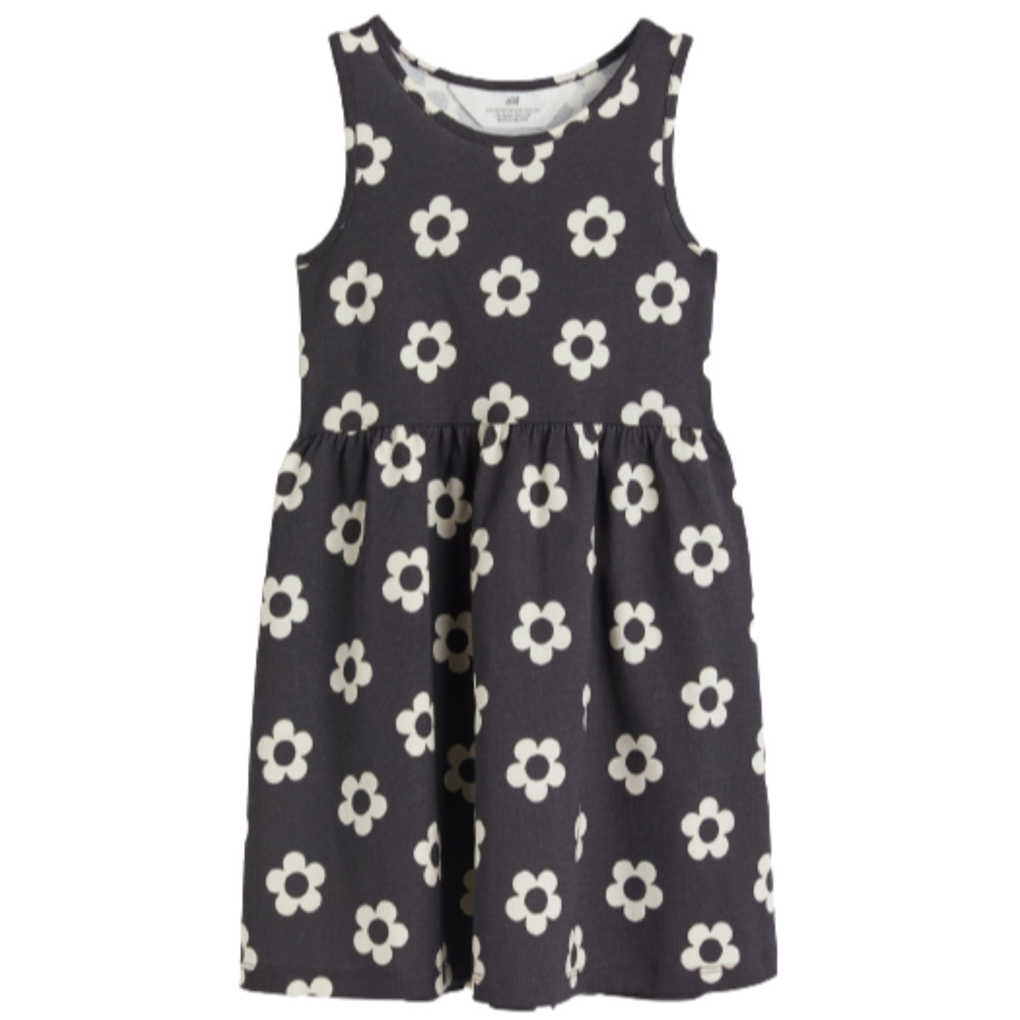 H&M GIRLS PRINTED KNIT DRESS