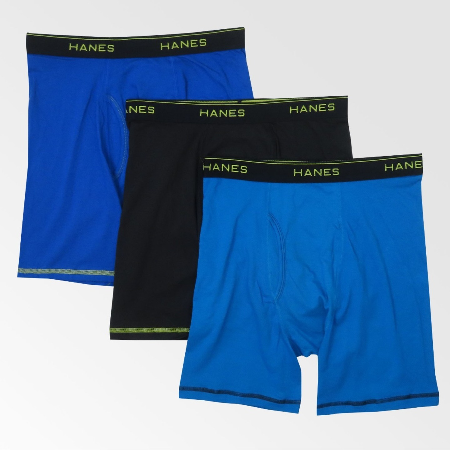HANES MENS 3 PACK BOXER BRIEFS