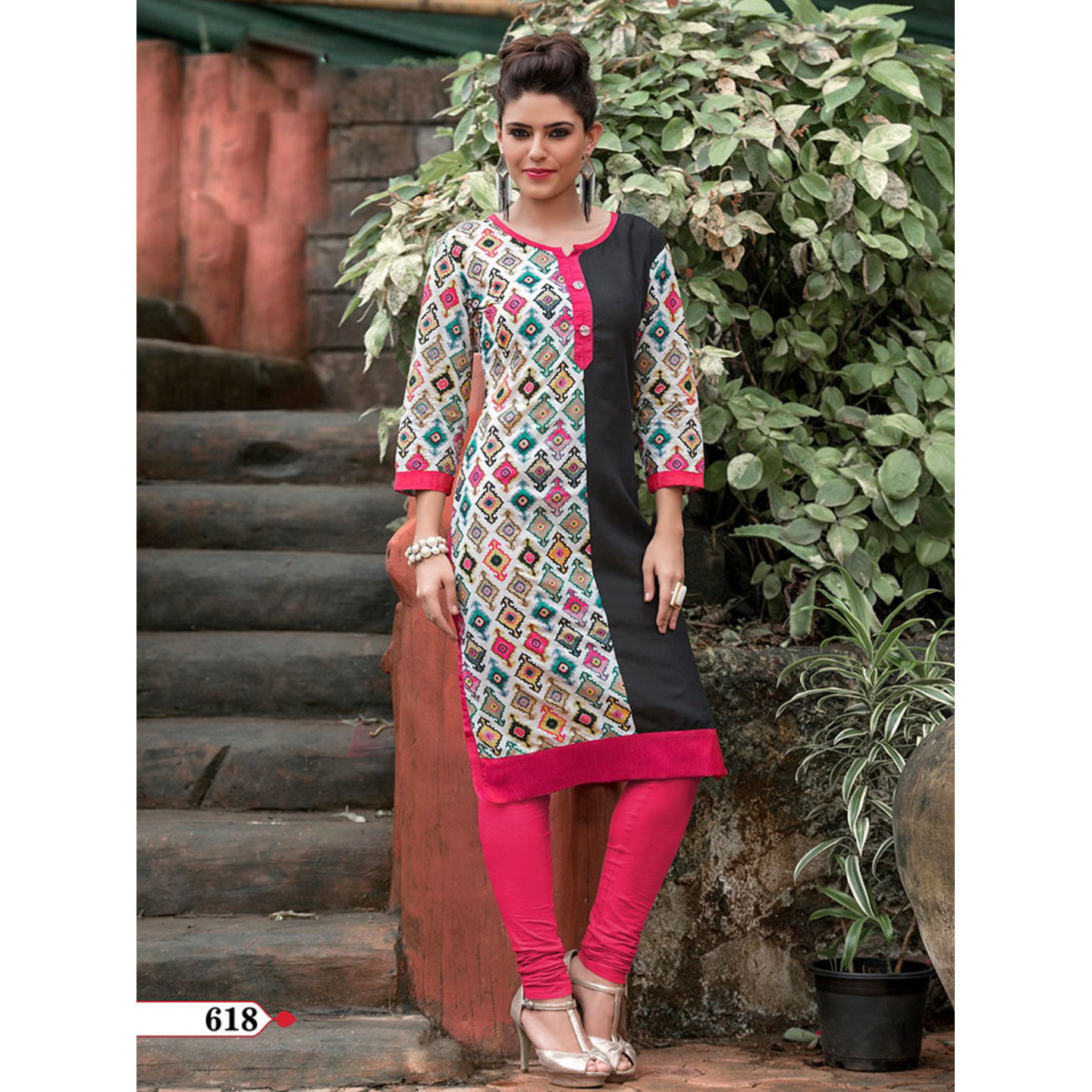 Ocean Girls Kurti(618) -Large