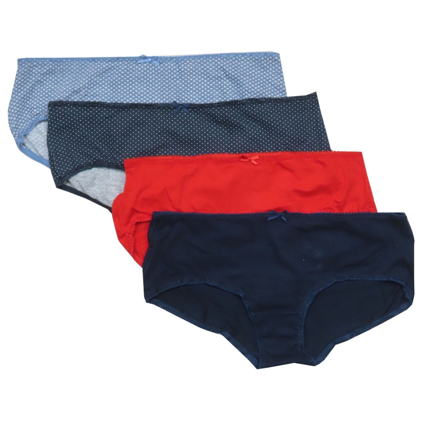 LADIES 3 PACK STRETCH HIPSTERS