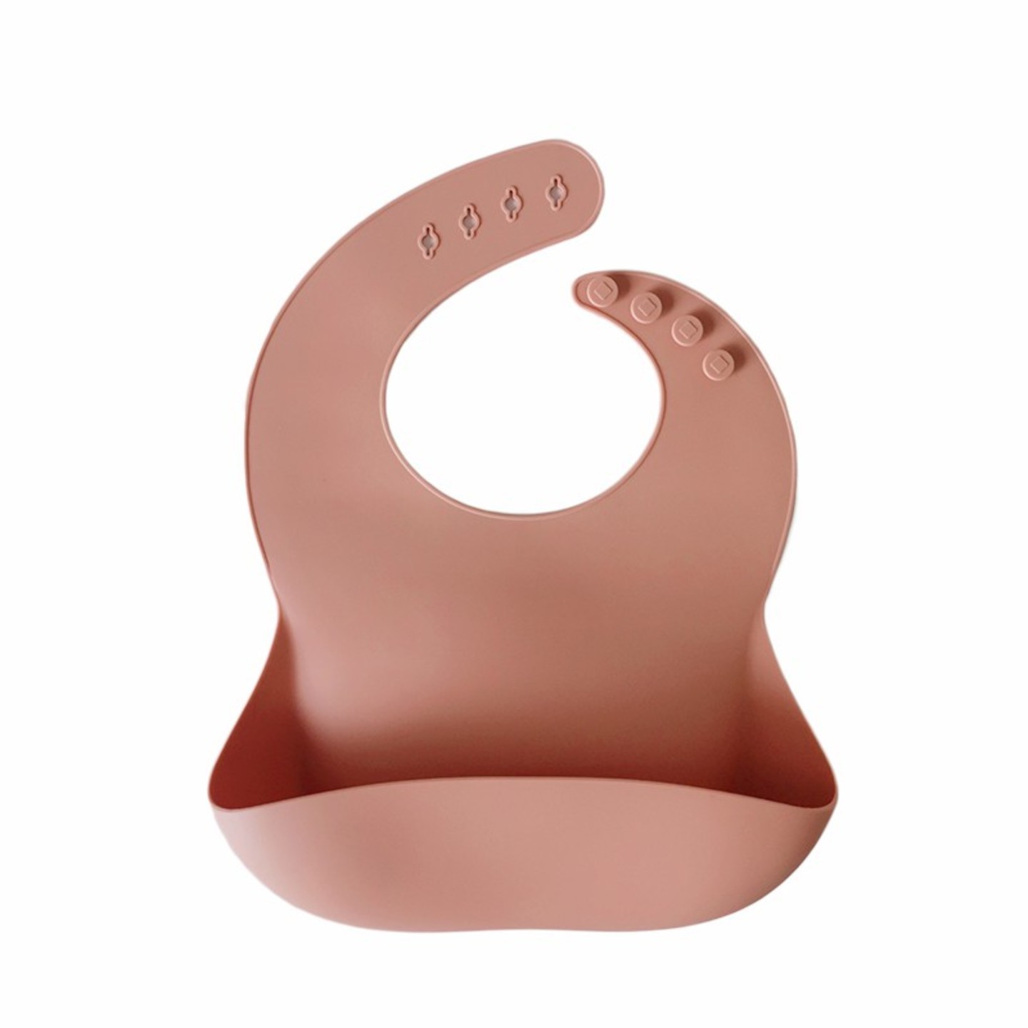 Silicone Bib - Muted Pink