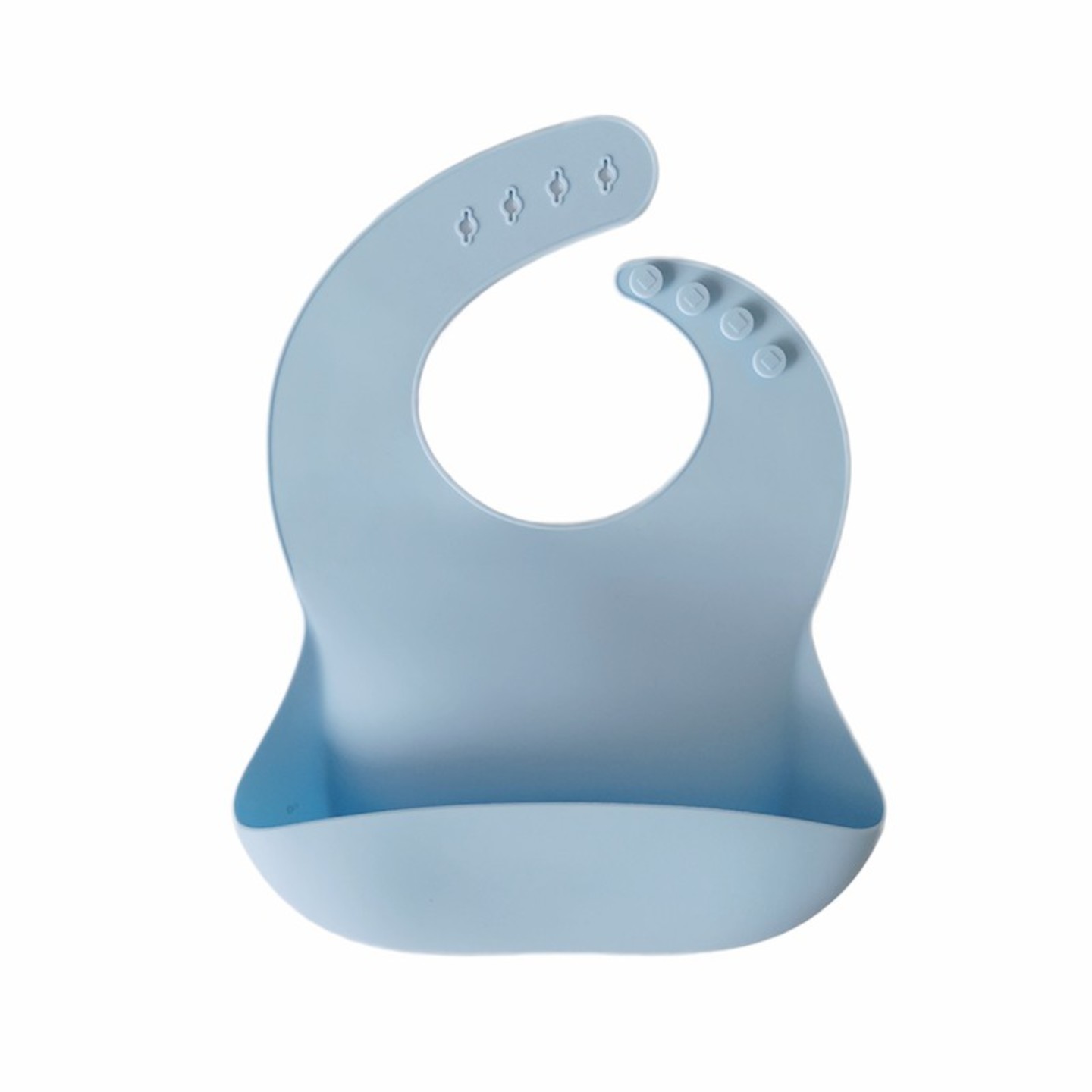 Silicone Bib - Baby Blue