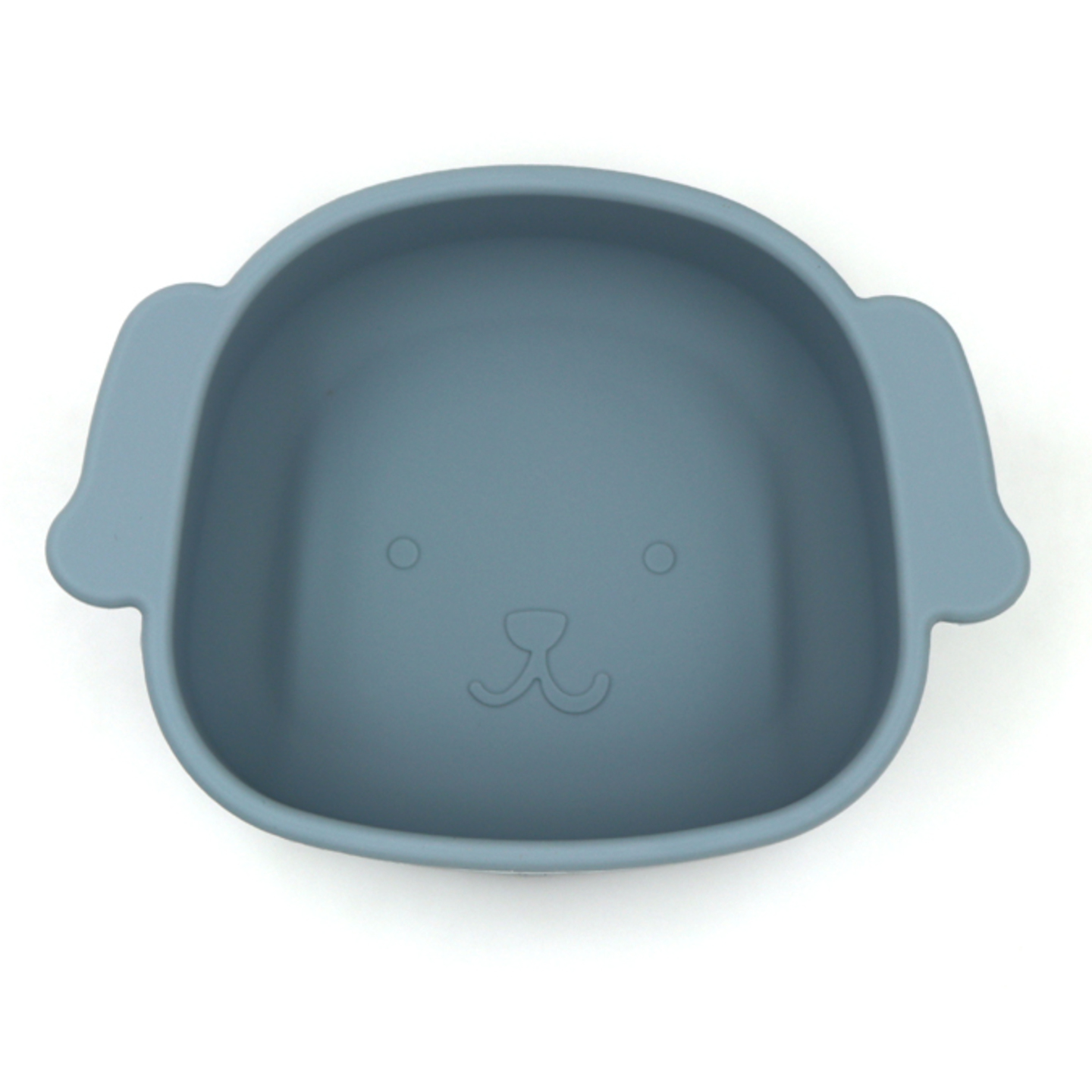 Silicone Dog Shaped Suction Snack Bowl - Ether Blue