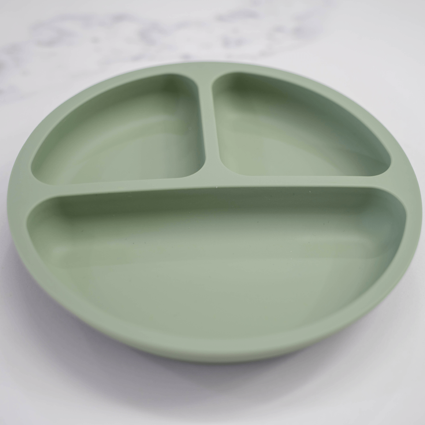 Silicone Suction Plate - Sage