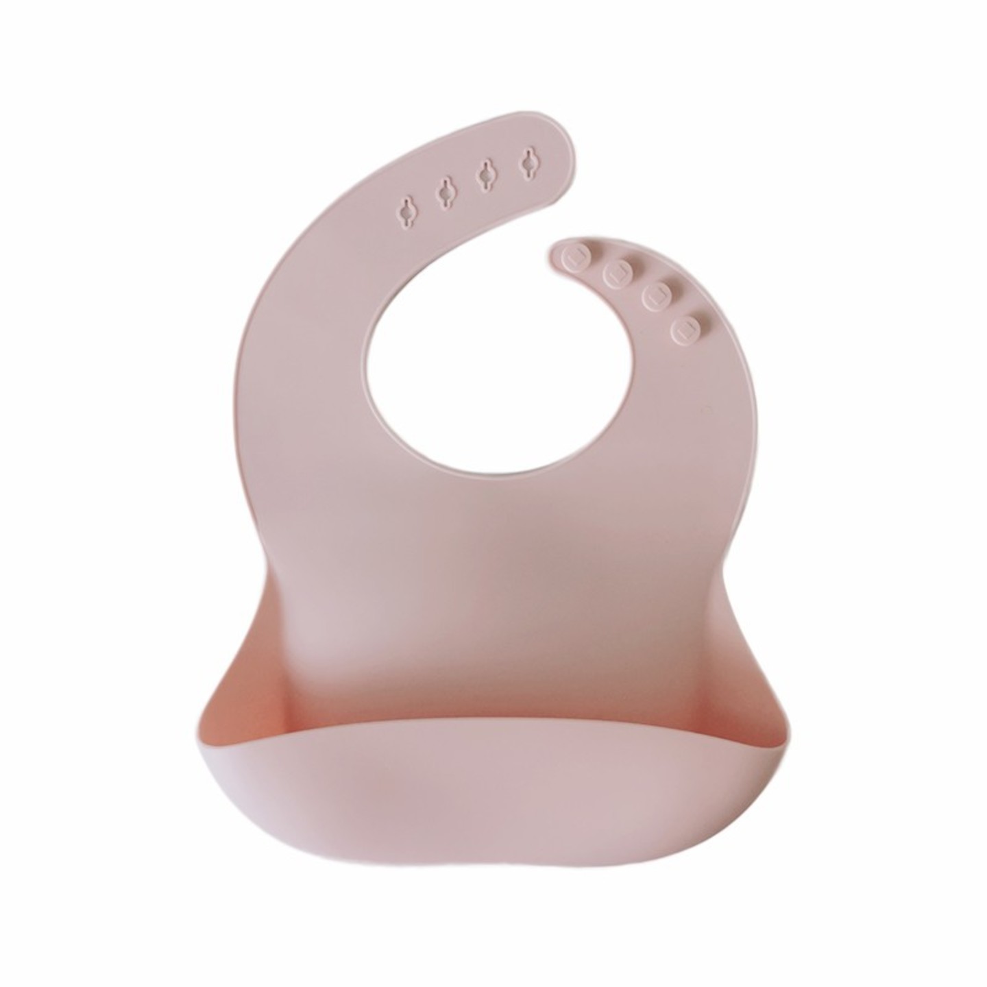 Silicone Bib - Blush Pink