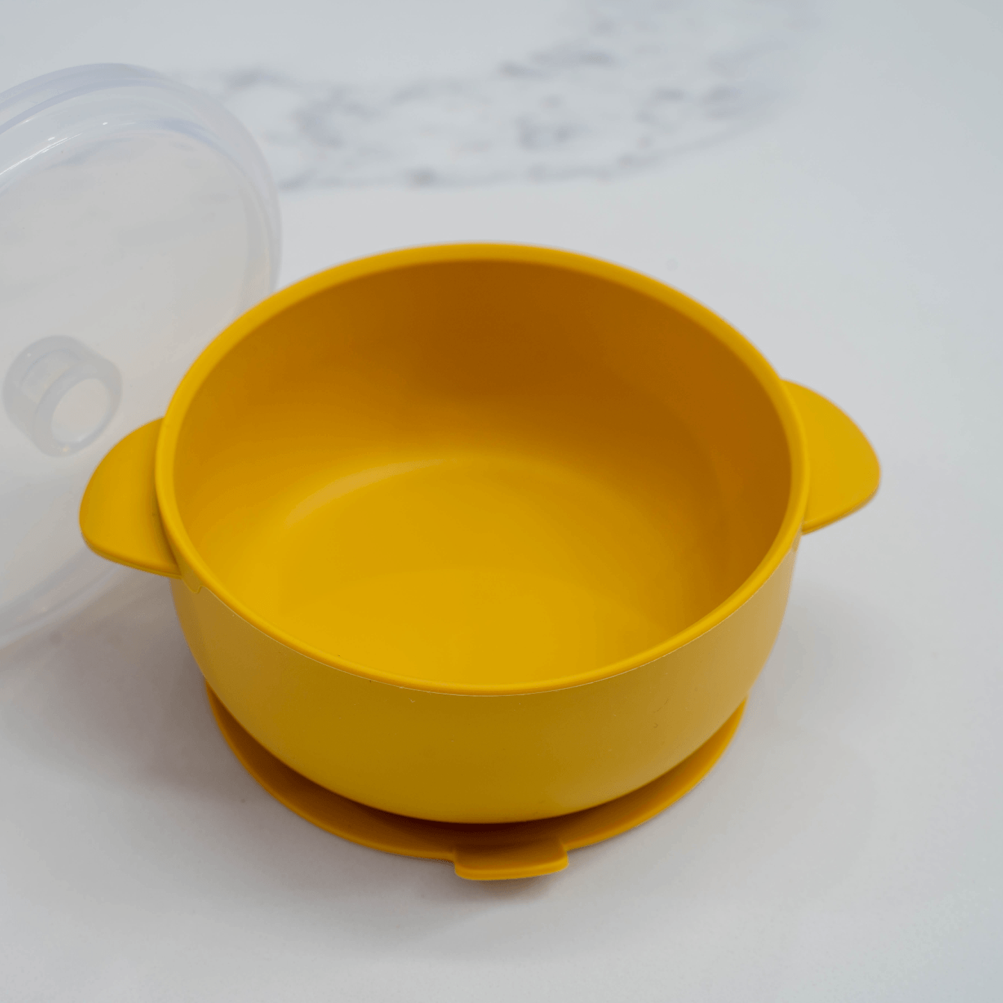 Silicone Suction Bowl - Mustard