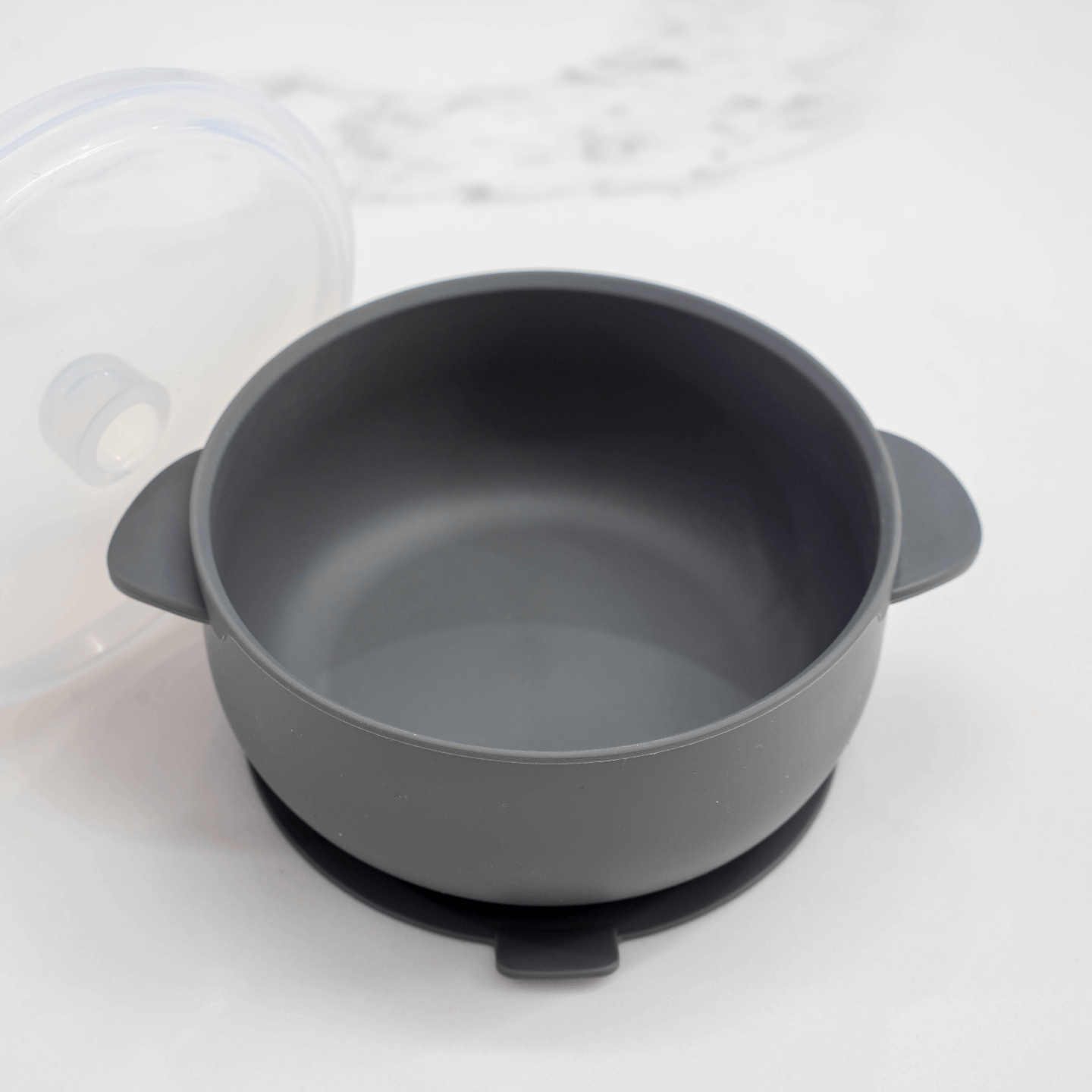 Silicone Suction Bowl - Charcoal