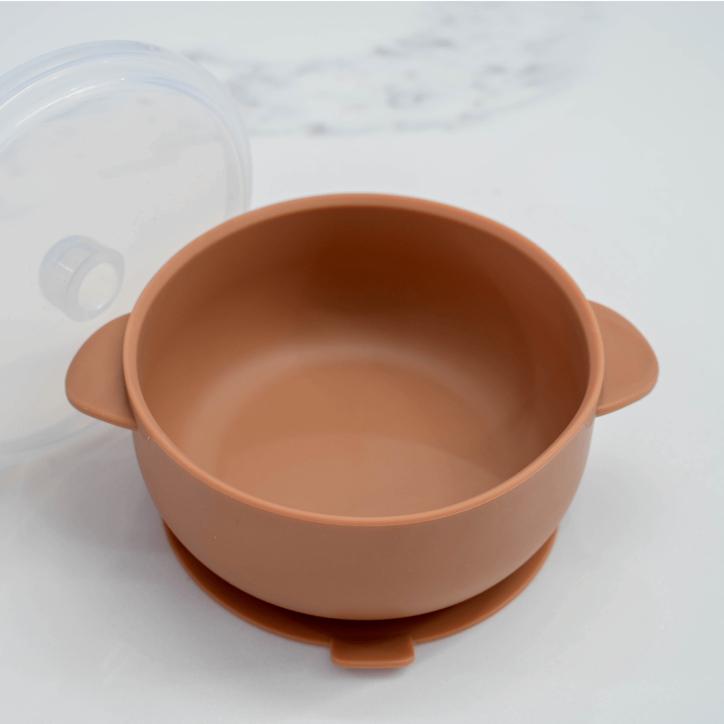 Silicone Suction Bowl - Clay