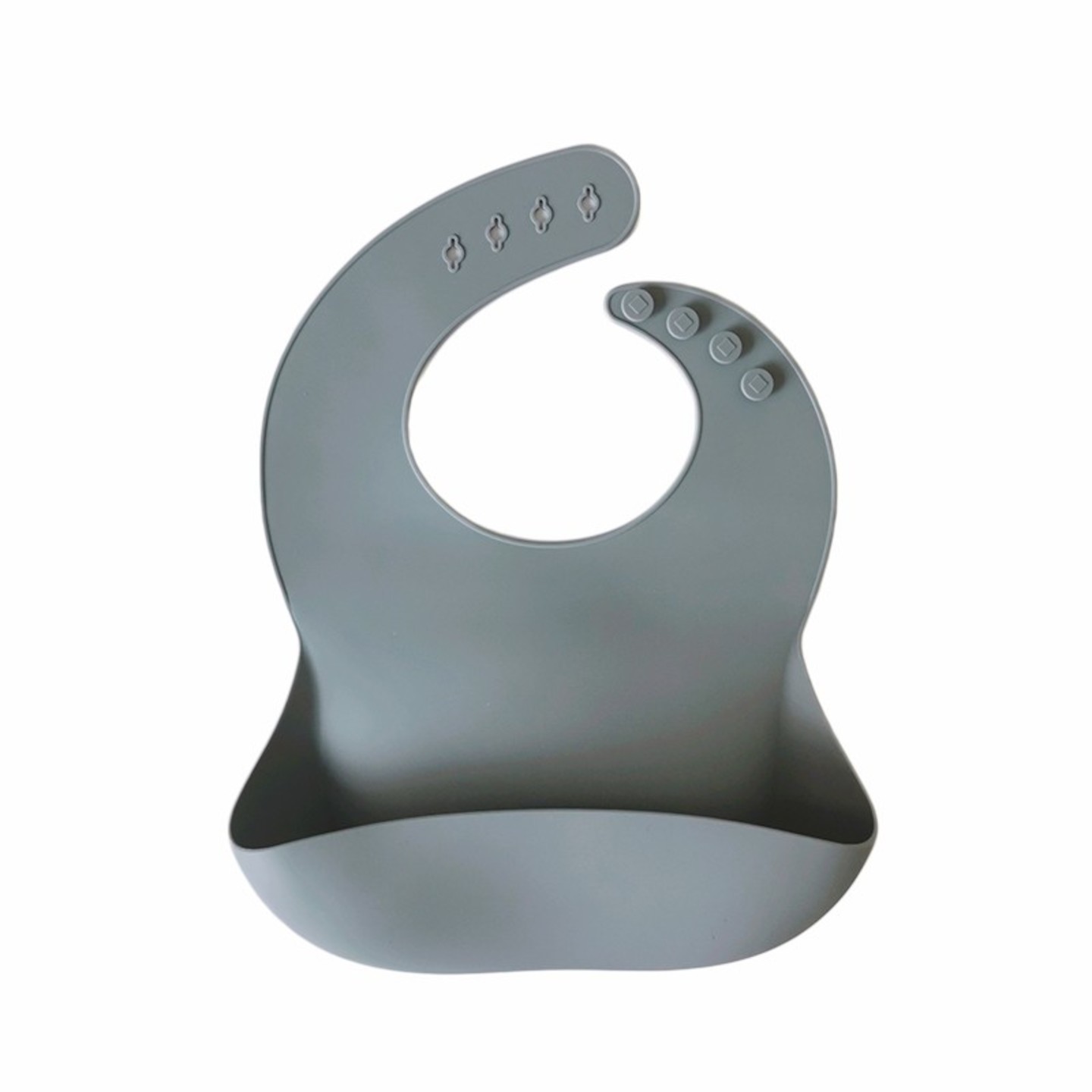 Silicone Bib - Light Grey