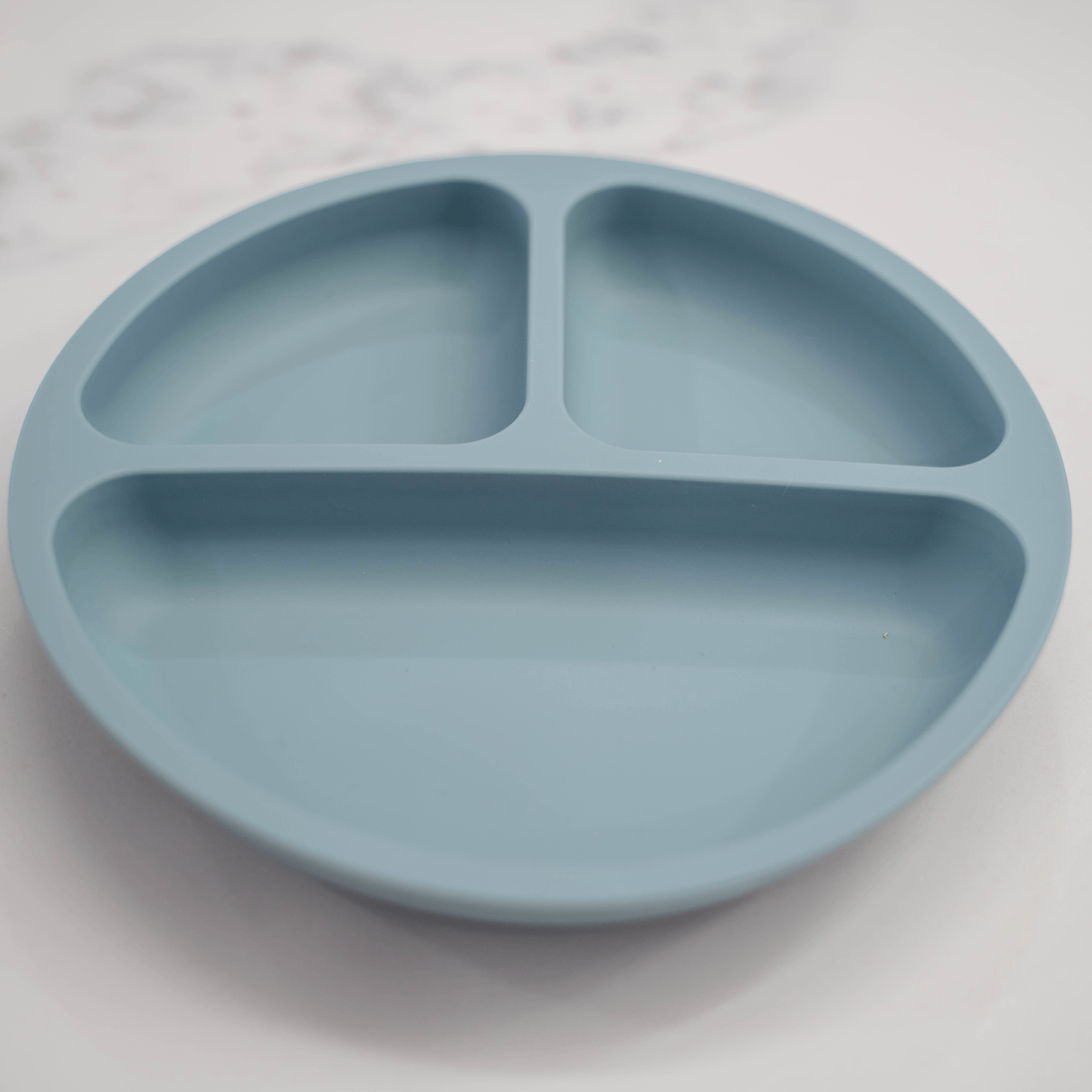 Silicone Suction Plate - Ether Blue